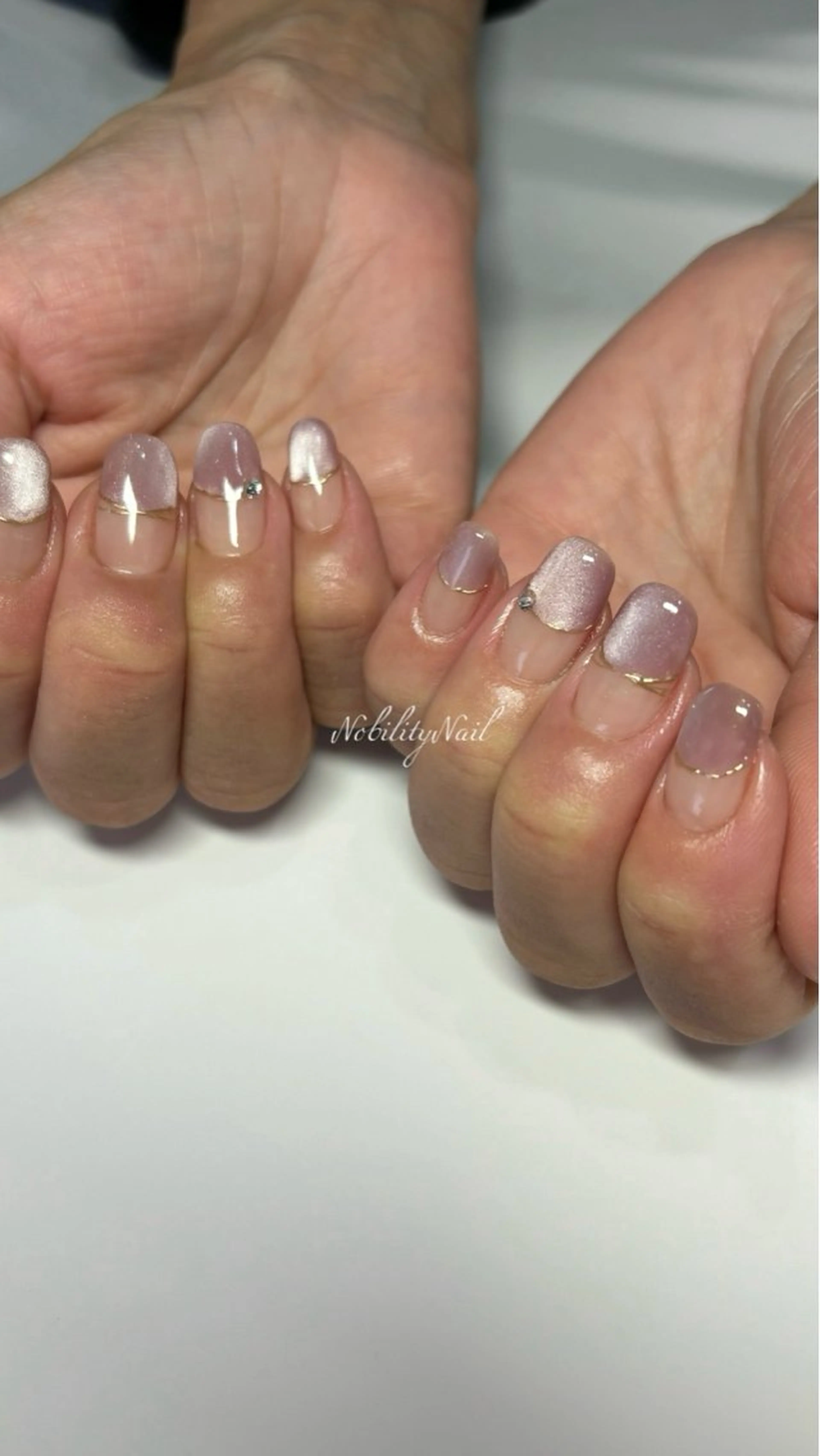 ネイル フレンチネイル ネイルサロンNobilityNail所属・風口 麻由子のネイルデザイン
