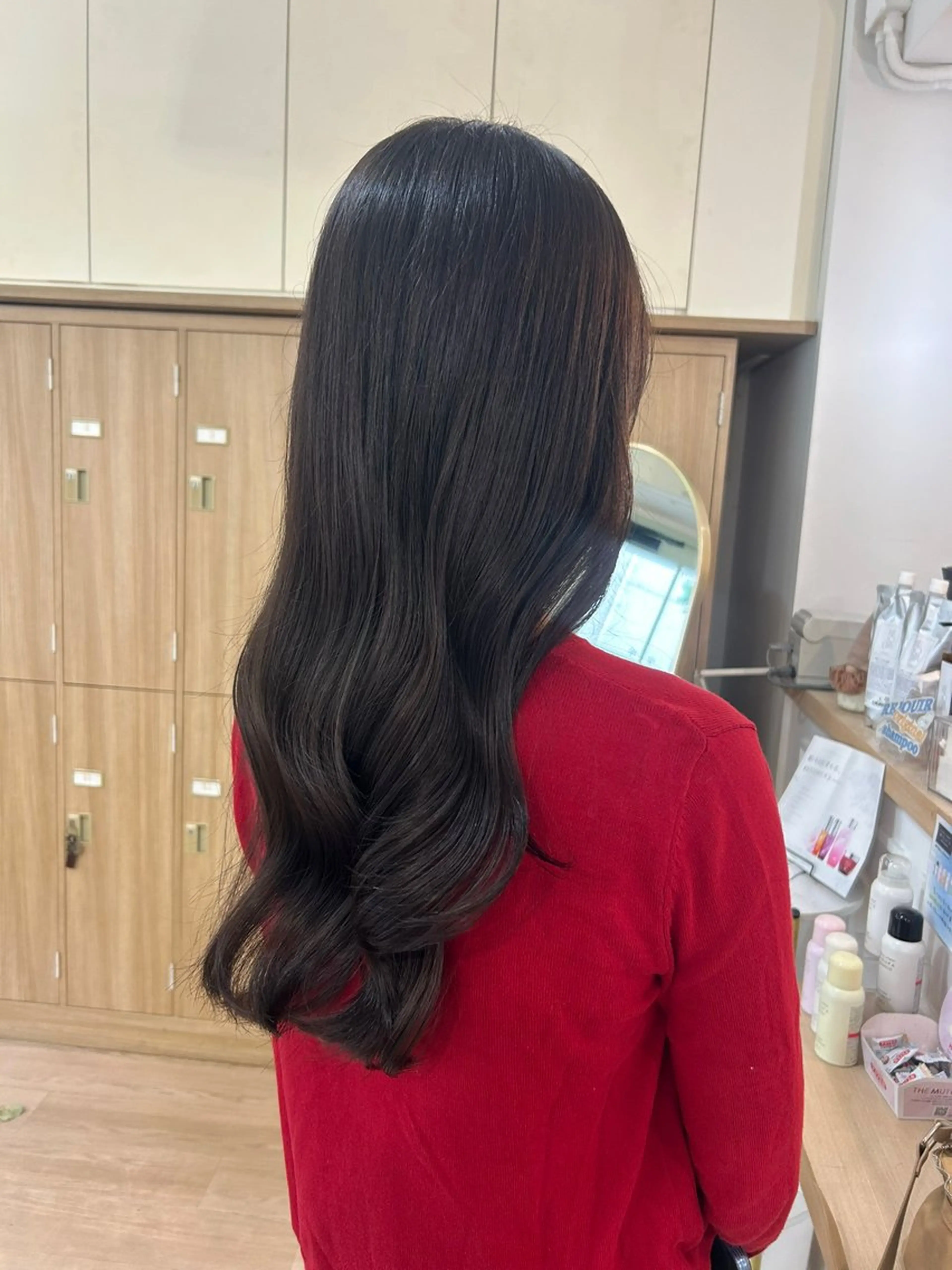 ロング カラー レイヤーカット/髪質 改善✨/藤田侑花のヘアスタイル