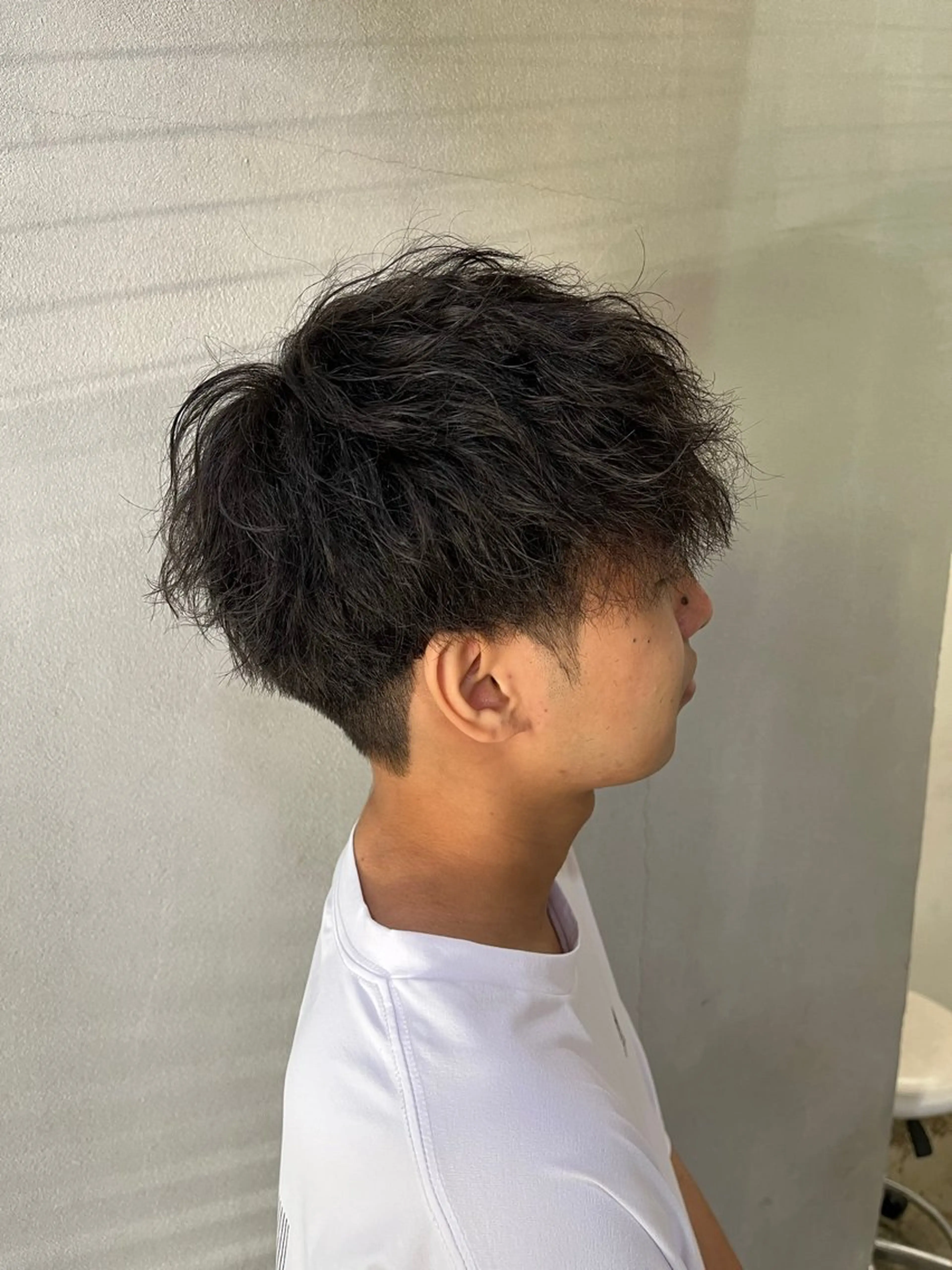 メンズ カット パーマ アキト/ メンズ/透明感暗髪のヘアスタイル