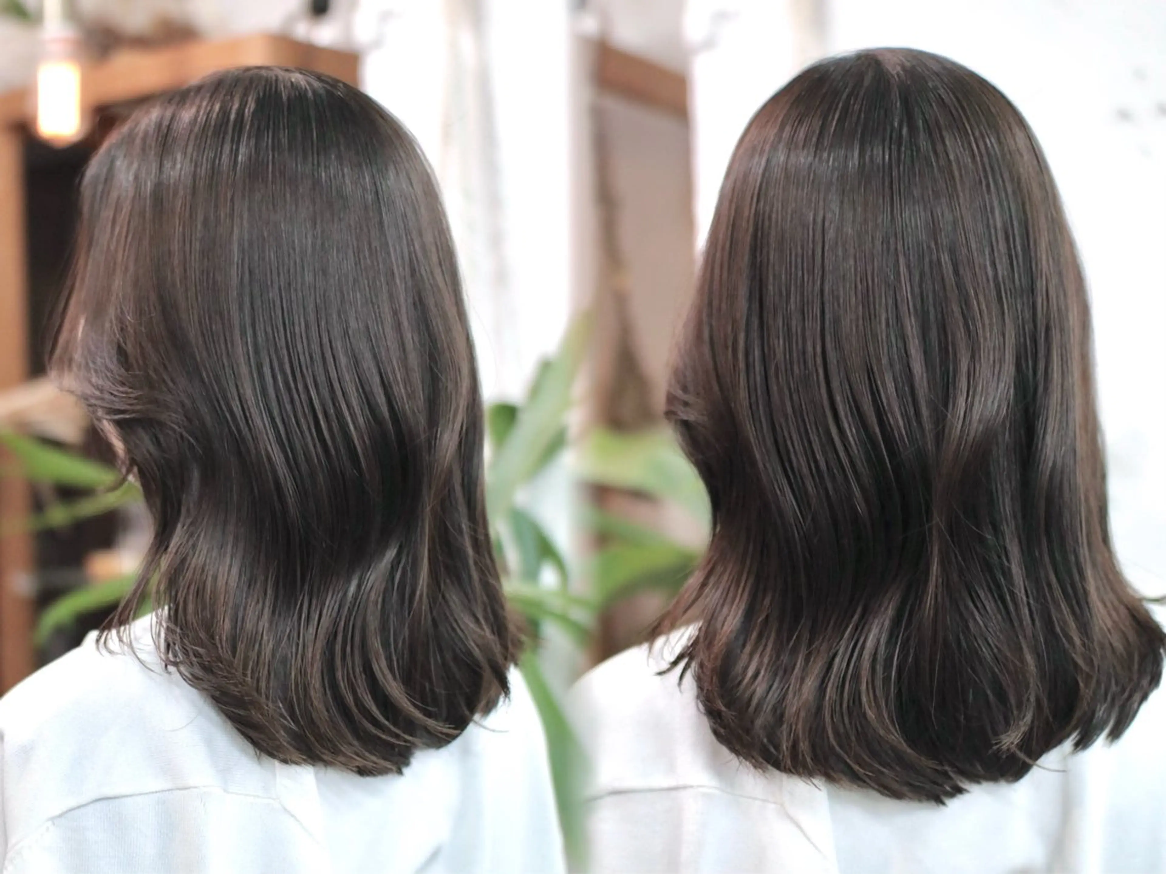 ミディアム カラー 木村陸弥 似合わせ 透明感カラー🌿のヘアスタイル