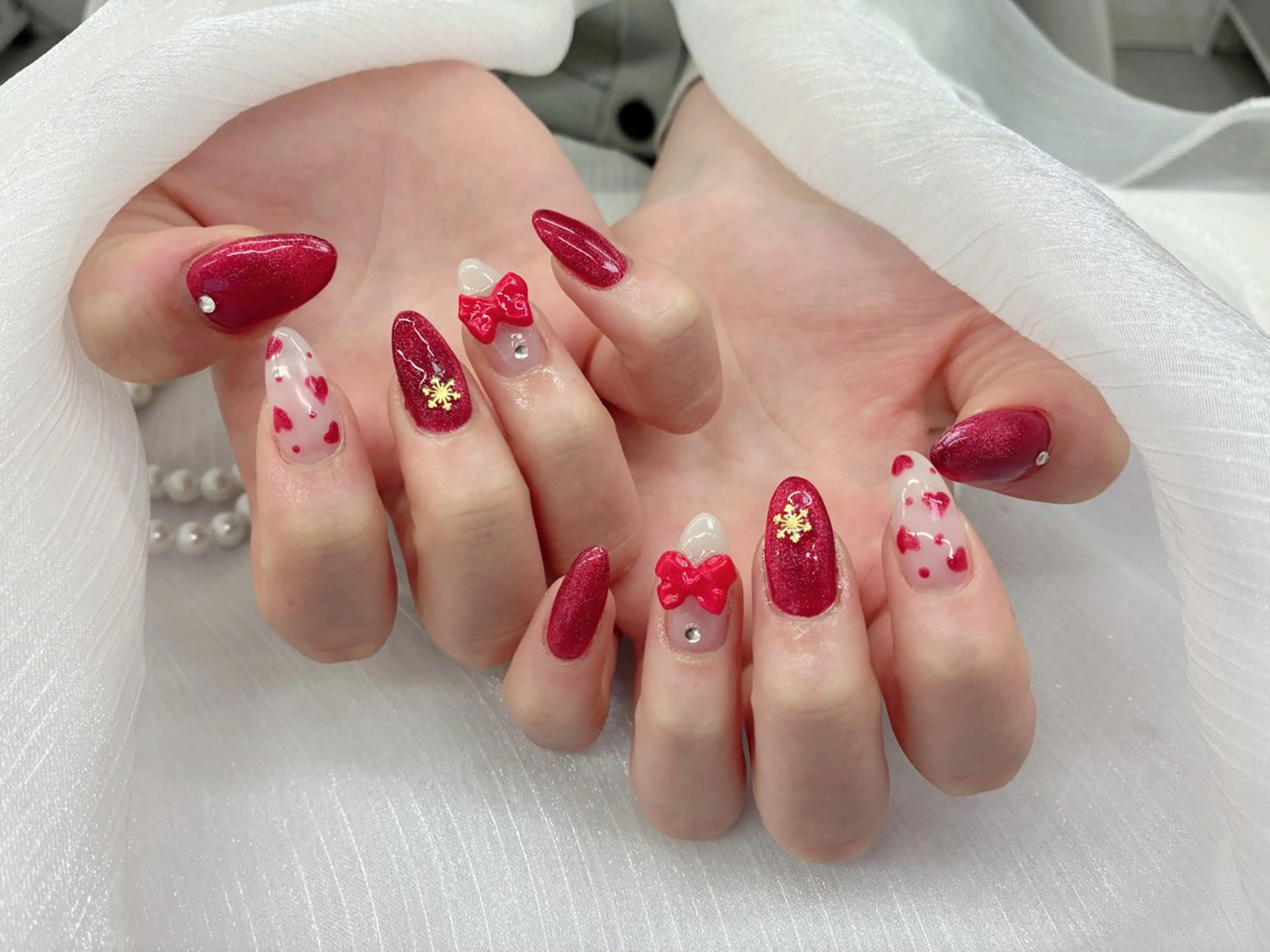 ネイル ハンドネイル 🩵Minmin nail salonのネイルデザイン