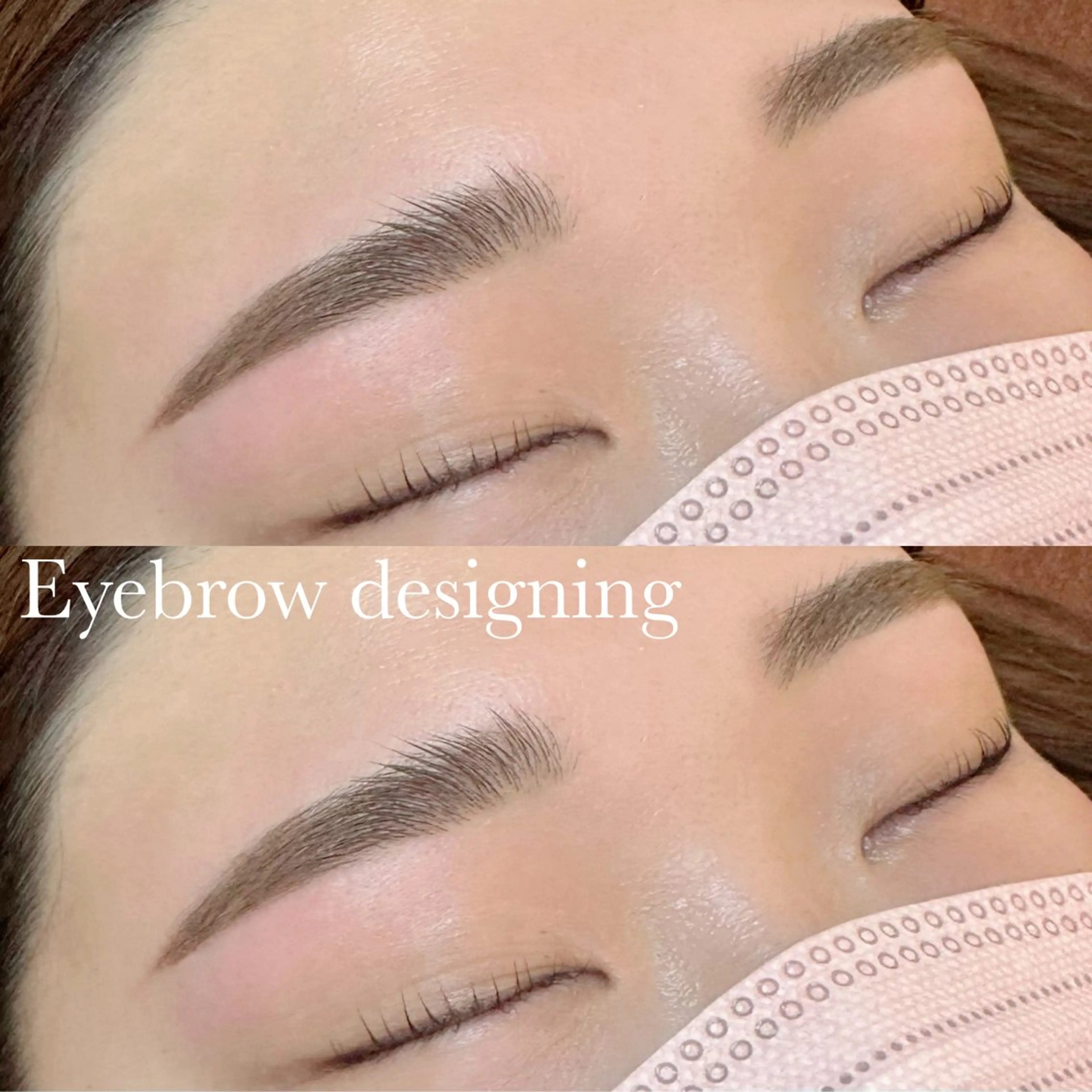 【✨一気に垢抜け✨】眉毛デザイニングWax&間引き・メイク付き💕💕の写真