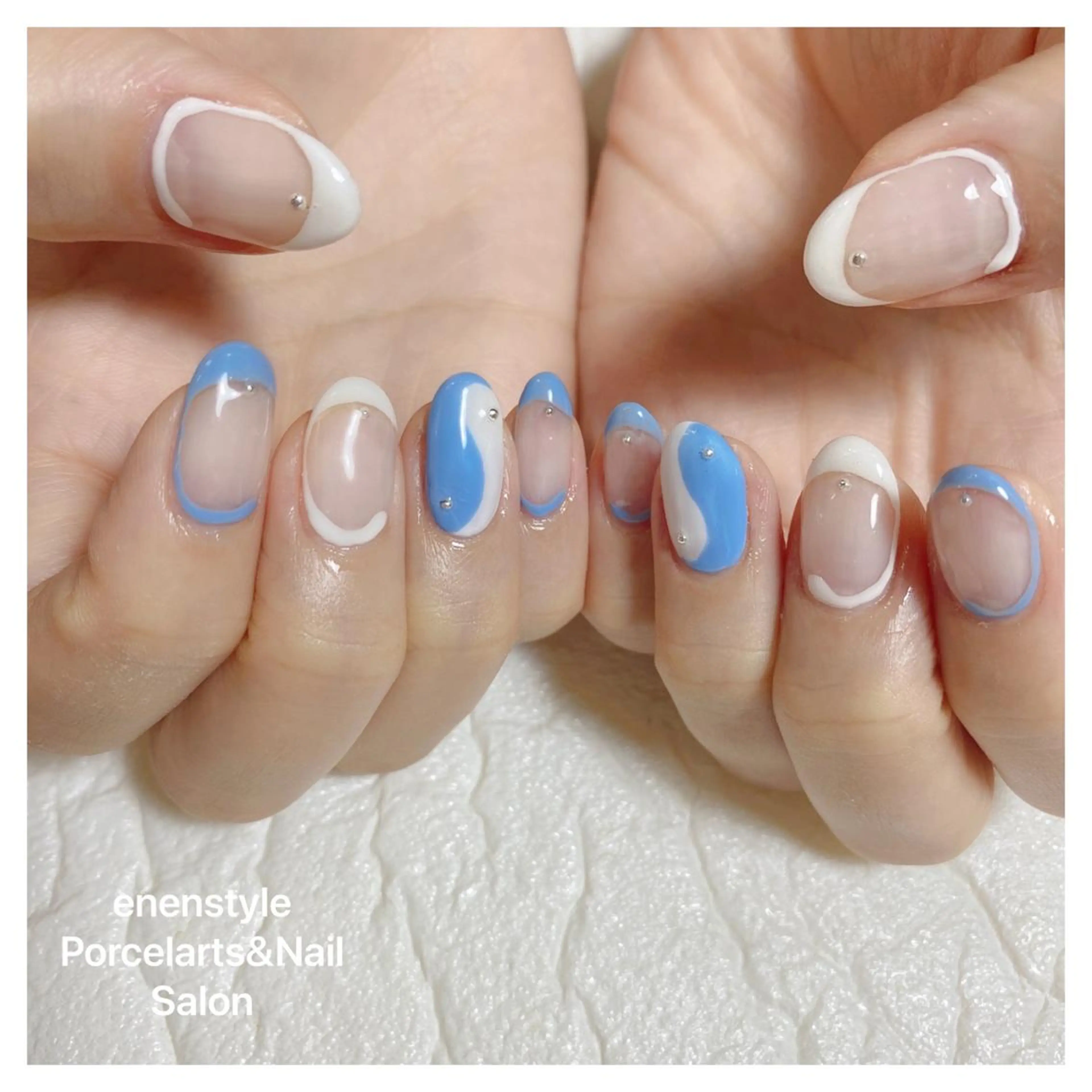 ミディアム ネイル ハンドネイル 👑enen style👑のネイルデザイン