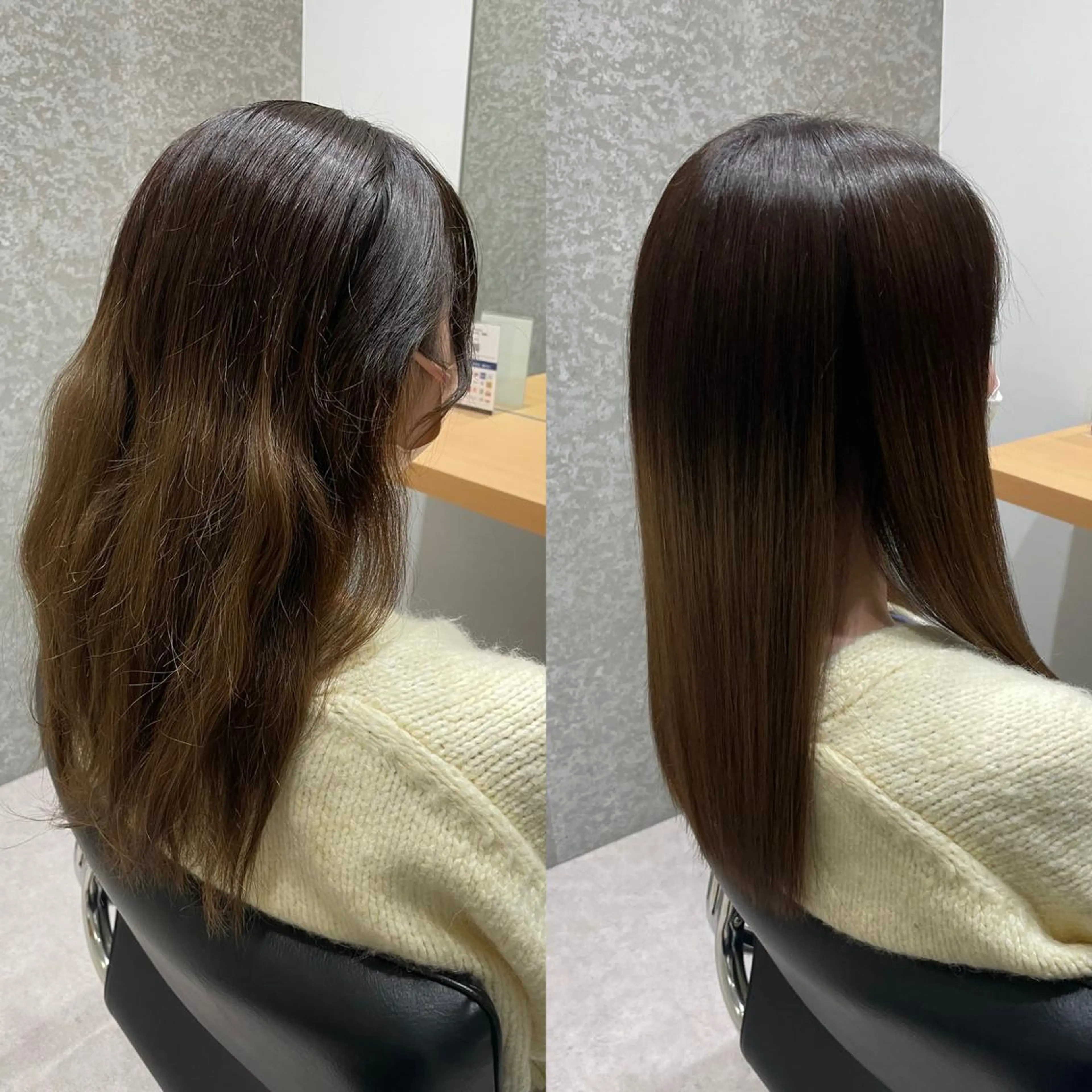 セミロング トリートメント 酸熱トリートメント 髪質改善ヘアケア 艶髪特化/上田のヘアスタイル