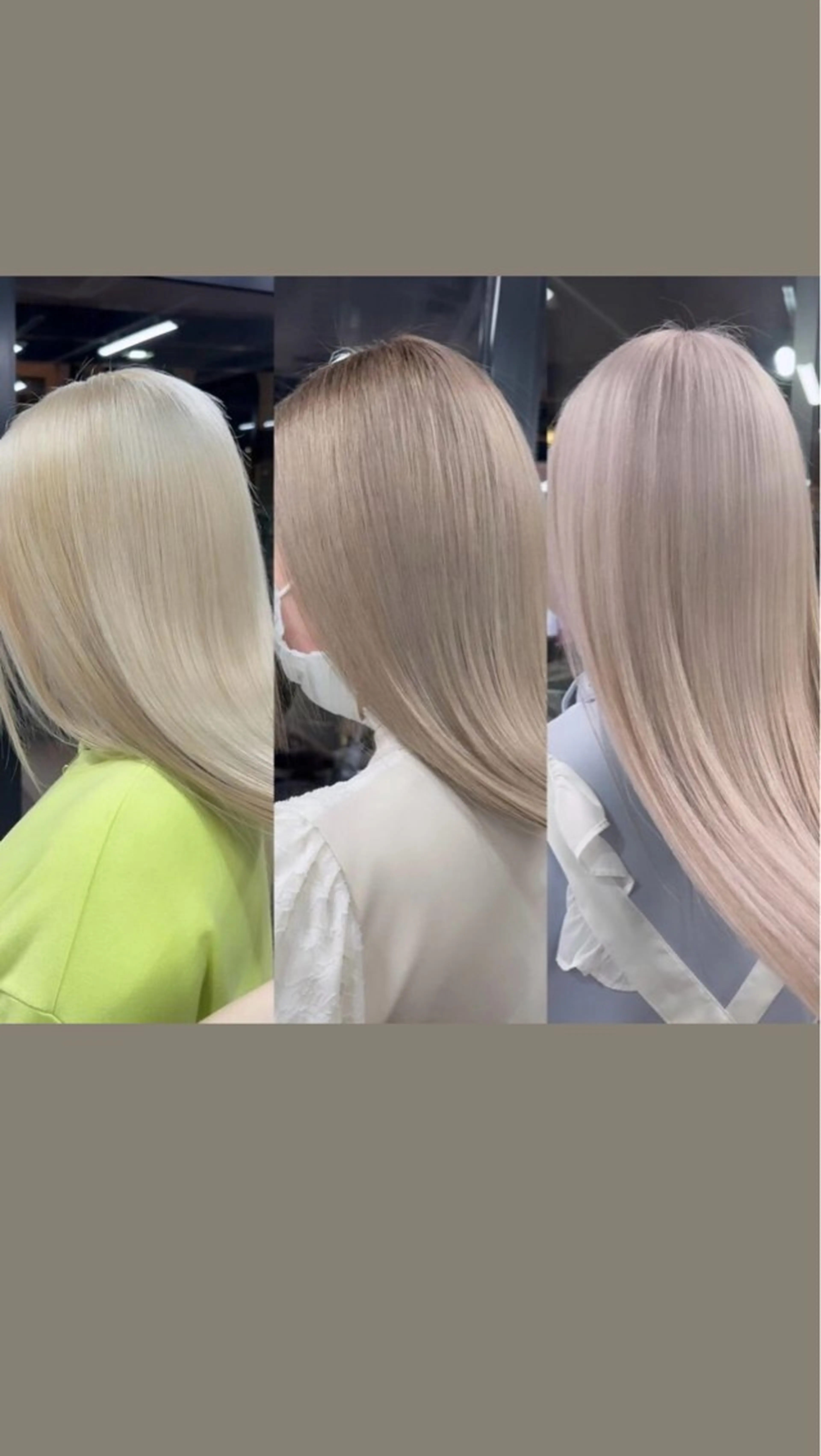 カラー ベージュカラー ブリーチ ブロンド ミルクティーベージュ ホワイトベージュ ヘアカラー ヘアセット Seleneコウキ ブリーチ/ハイトーンのヘアスタイル