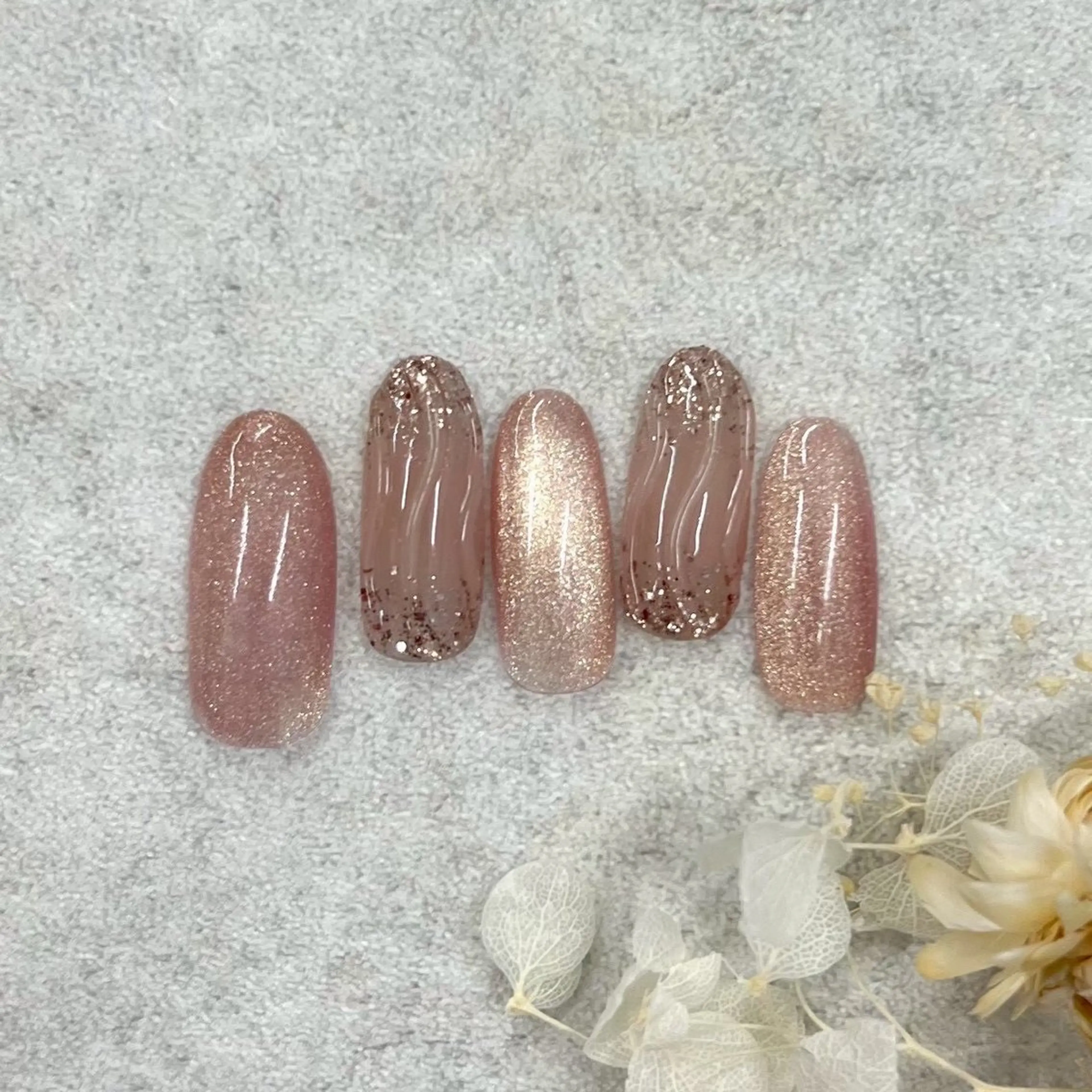 ネイル ⭐︎休業中の練習⭐︎ JNA認定講師髙橋のネイルデザイン