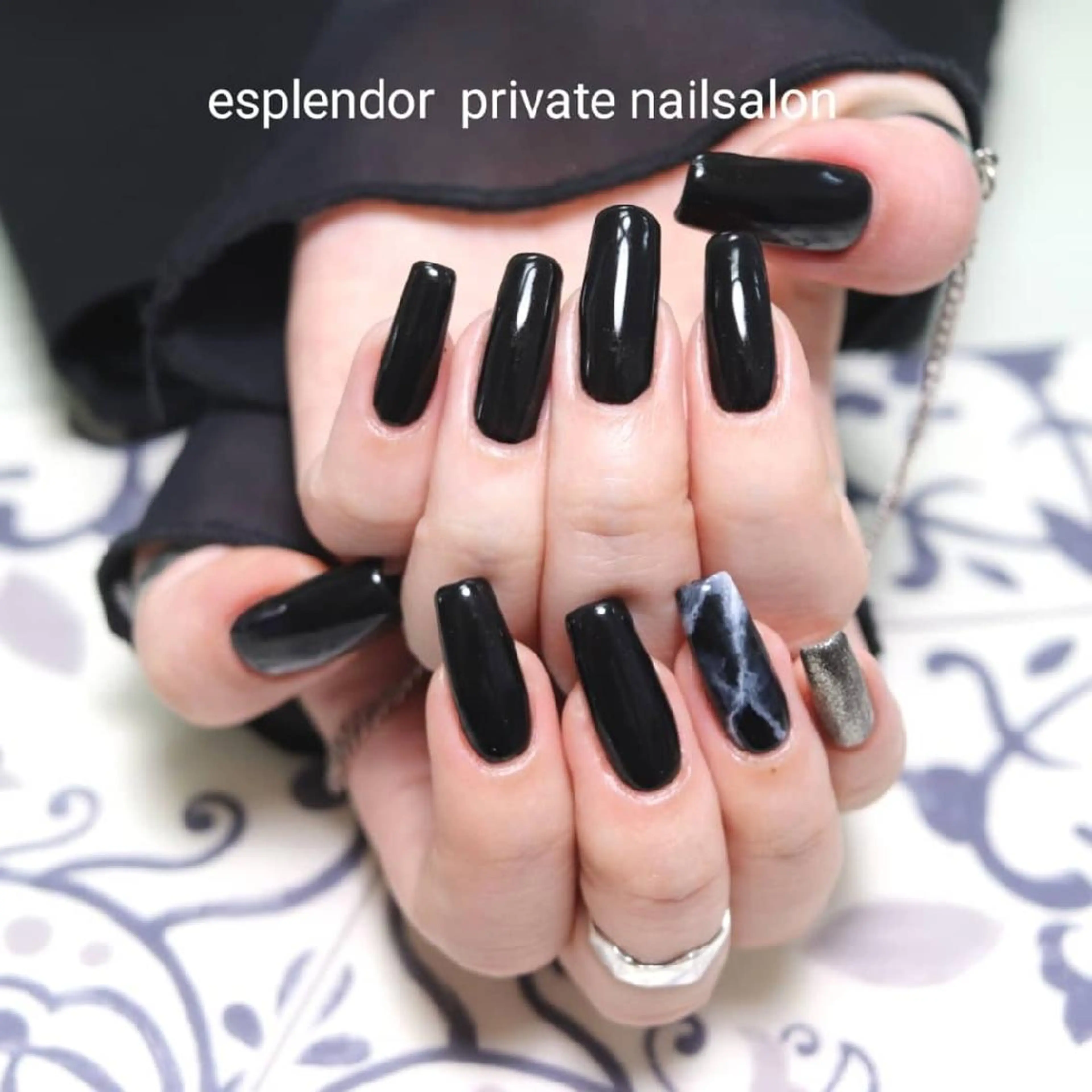 ネイル 大理石ネイル(マーブル) esplendor  エスプレンドル所属・esplendor  エスプレンドルのネイルデザイン