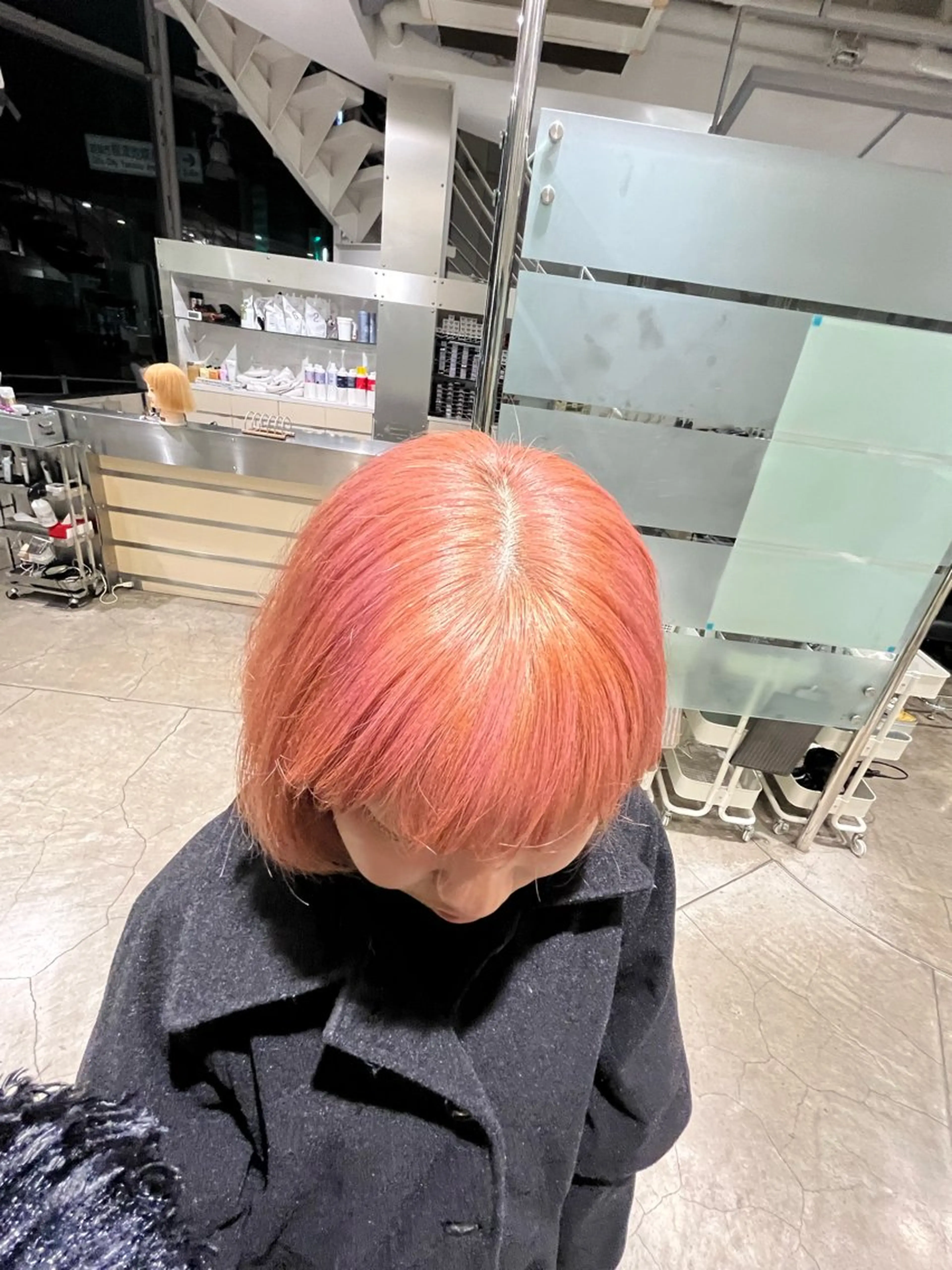 ショート カラー 似合わせパーマ🎀 モデル募集中のヘアスタイル