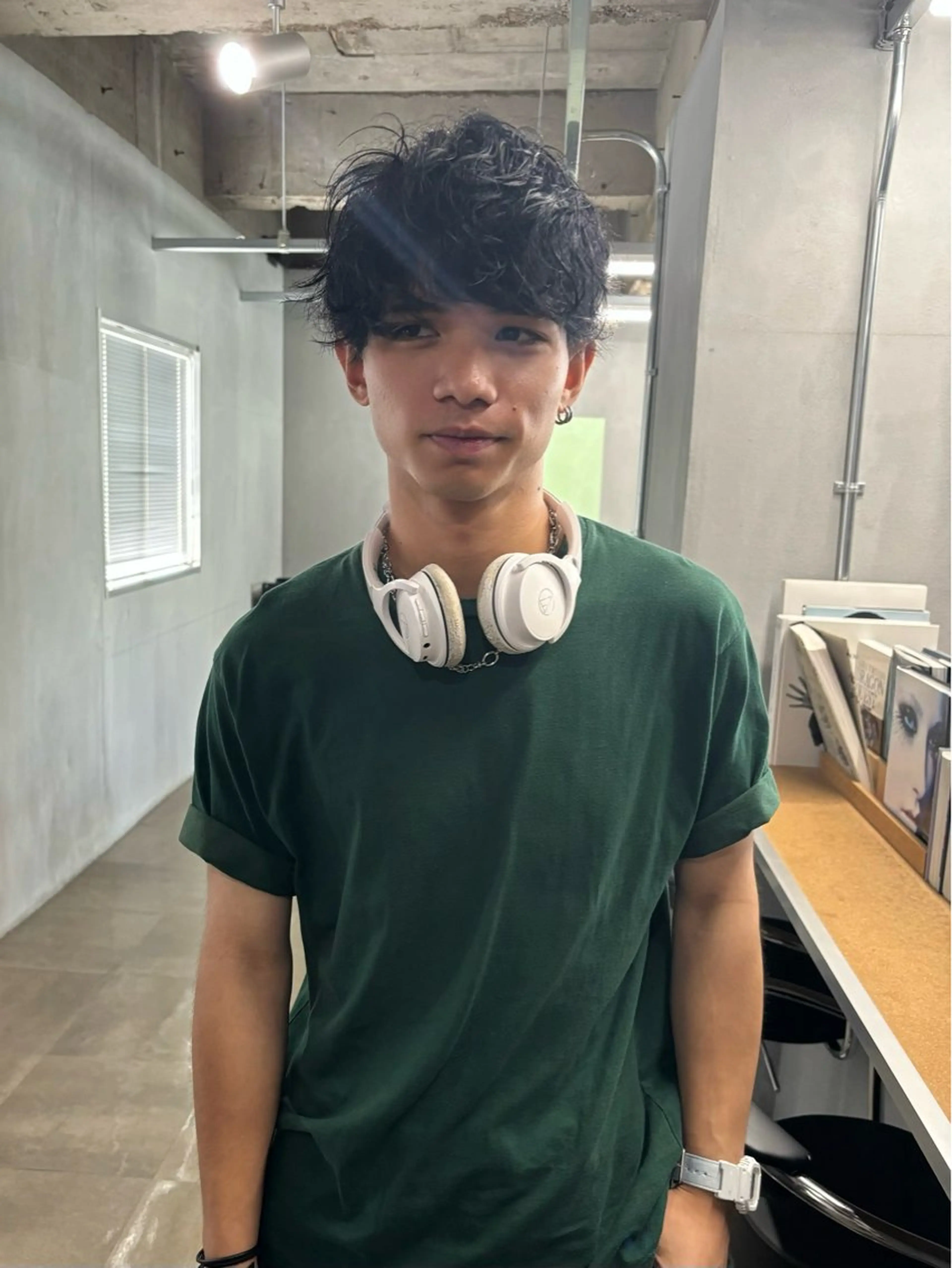 ショート カラー パーマ メンズ カット パーマ メンズ/ダブルカラー /パーマ/来栖慧💈のヘアスタイル