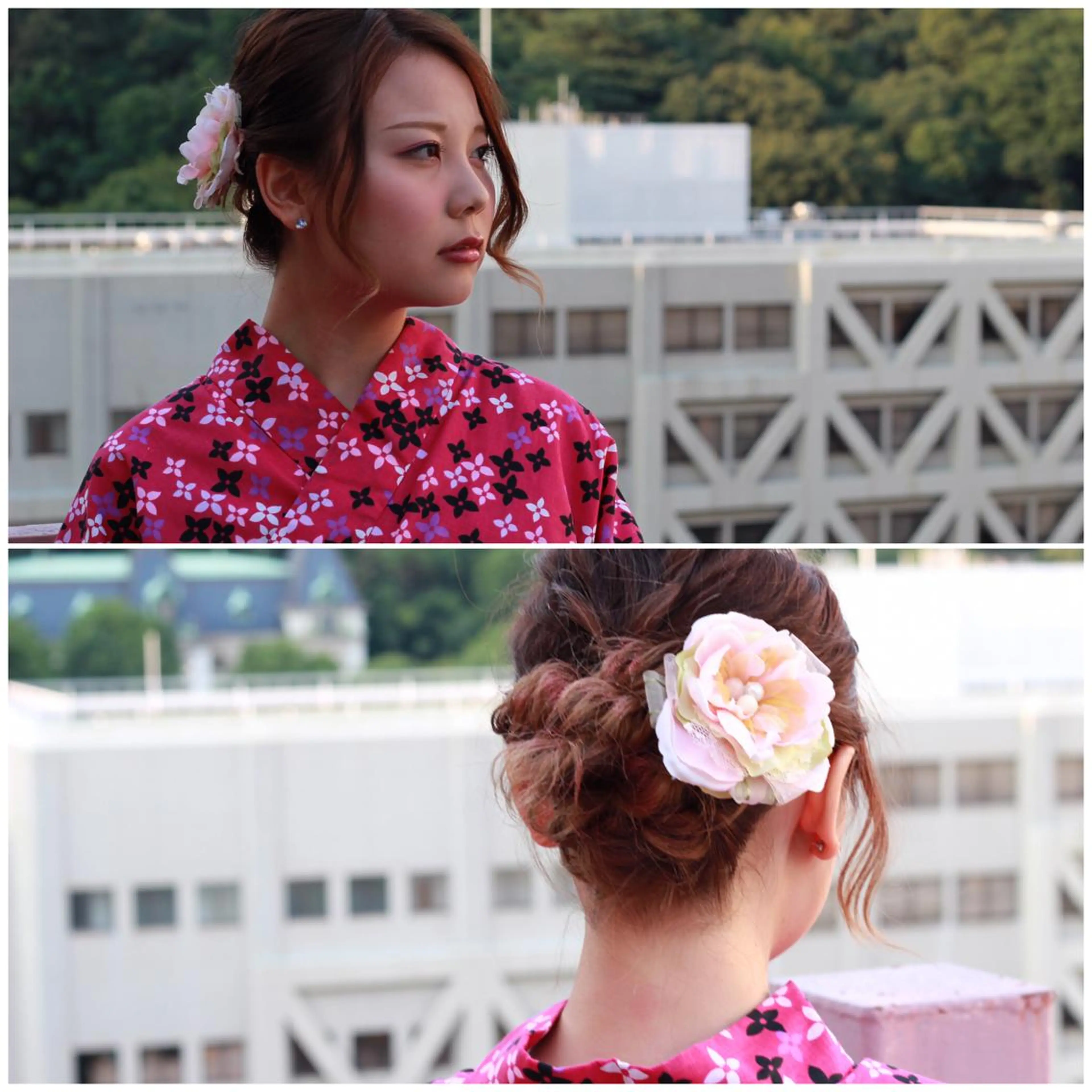 ミディアム ヘアアレンジ Viage （ビアージュ）のヘアスタイル