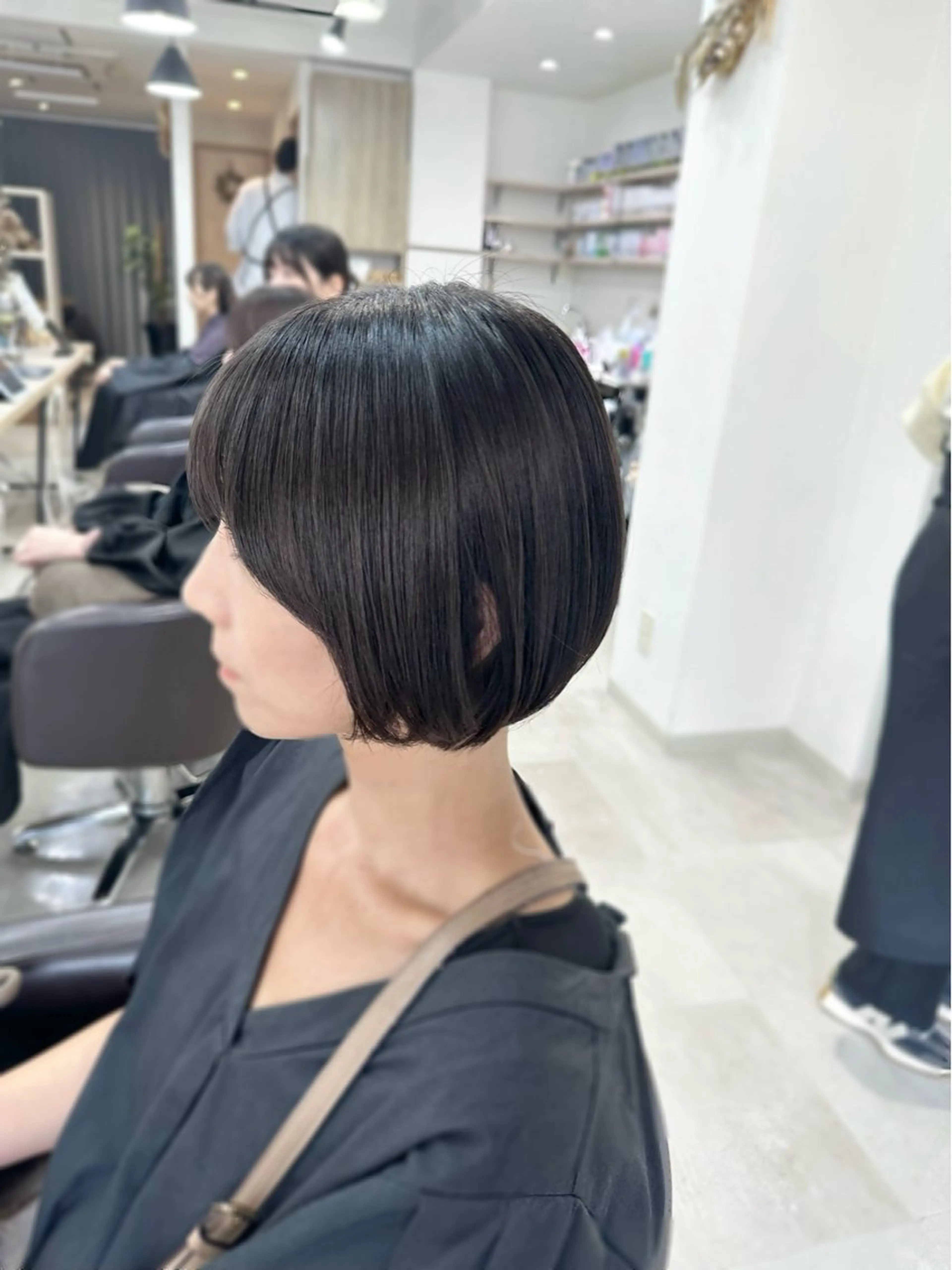 ショート 地毛風縮毛矯正 / ショート/ボブ/平山のヘアスタイル