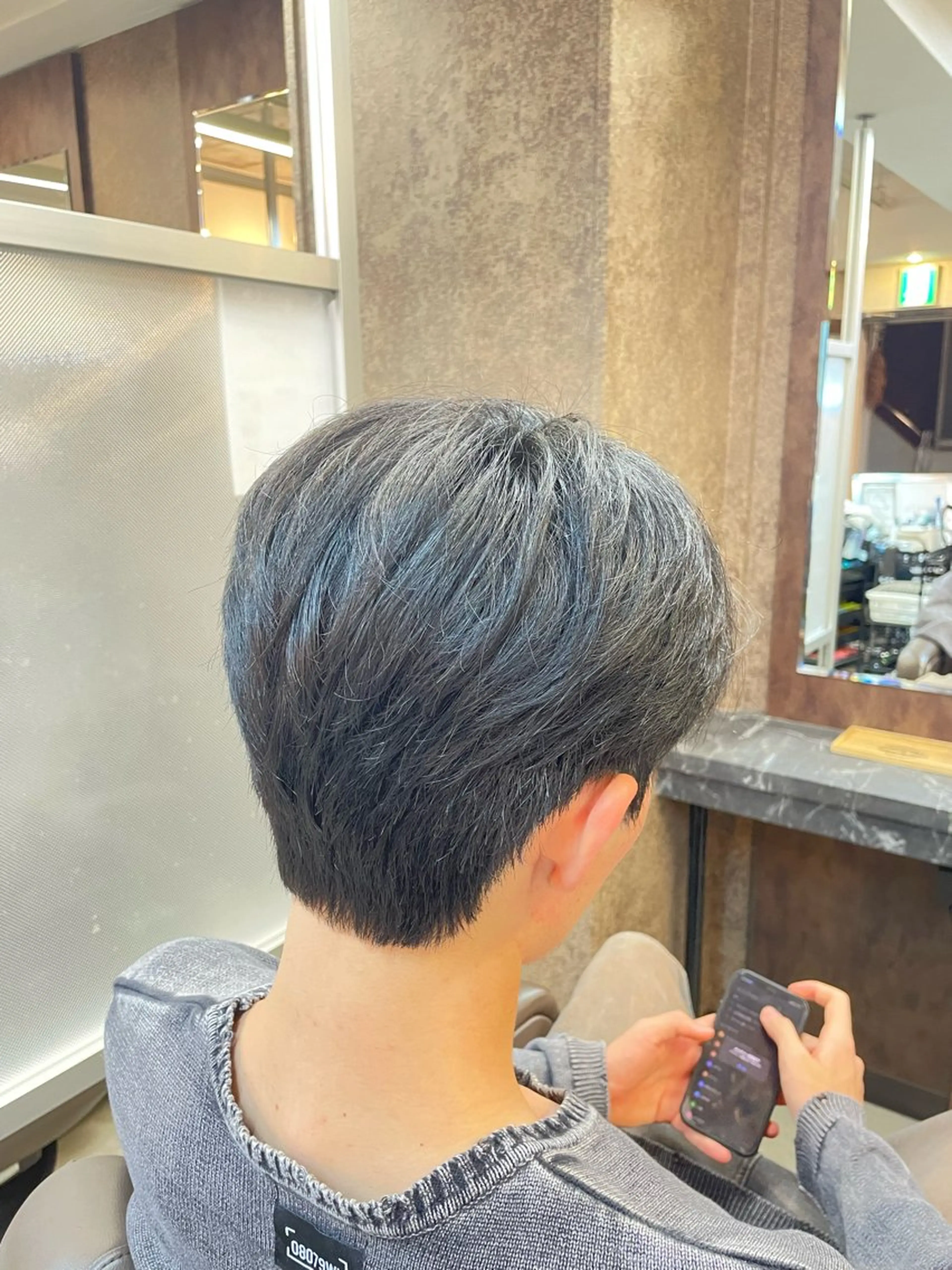 ショート パーマ メンズ カット パーマ メンズパーマ特化 カバヤマ　リョウのヘアスタイル