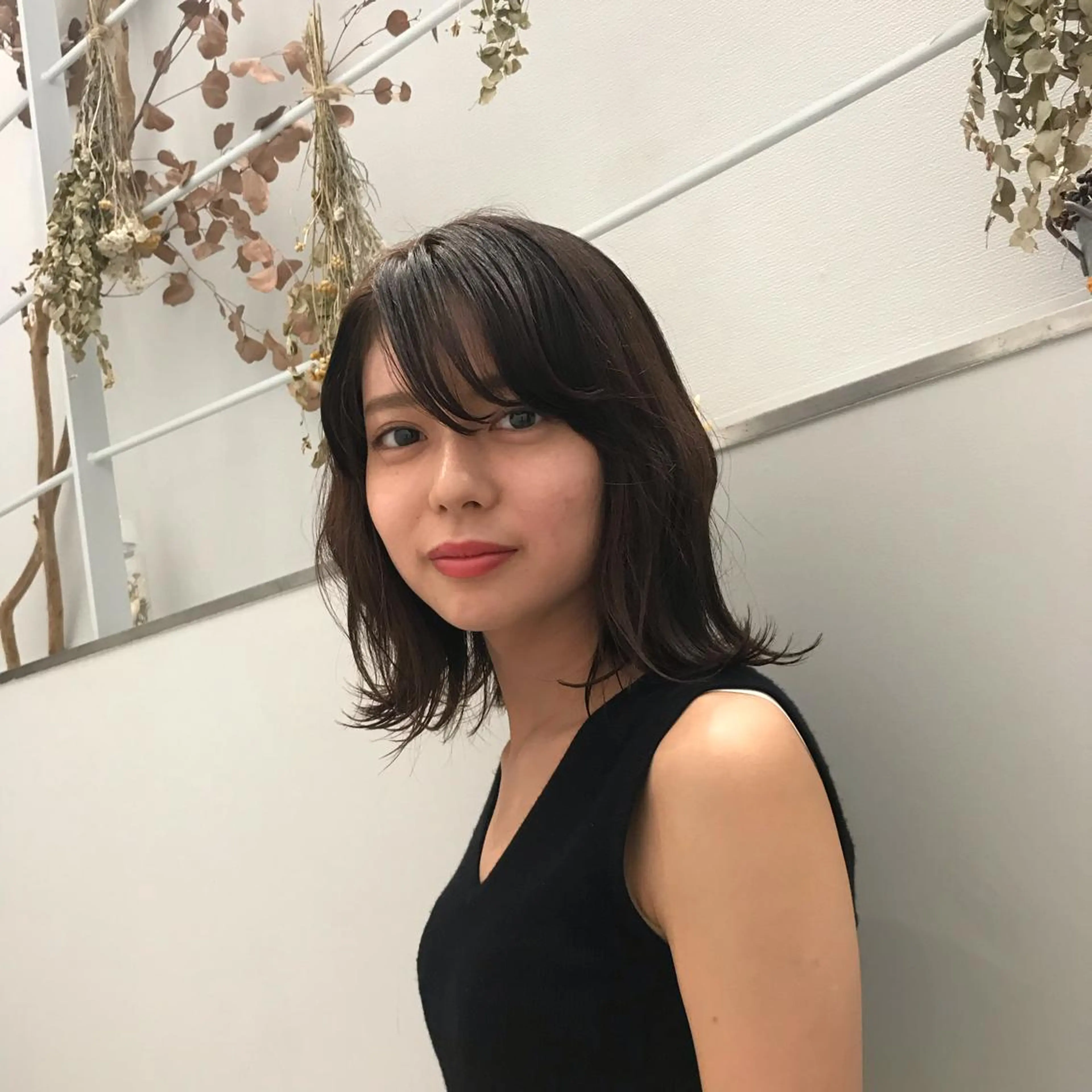 ミディアム 栄　mighty by H所属・不破一輝/栄/矢場町 ボブ/レイヤー/艶髪のヘアスタイル