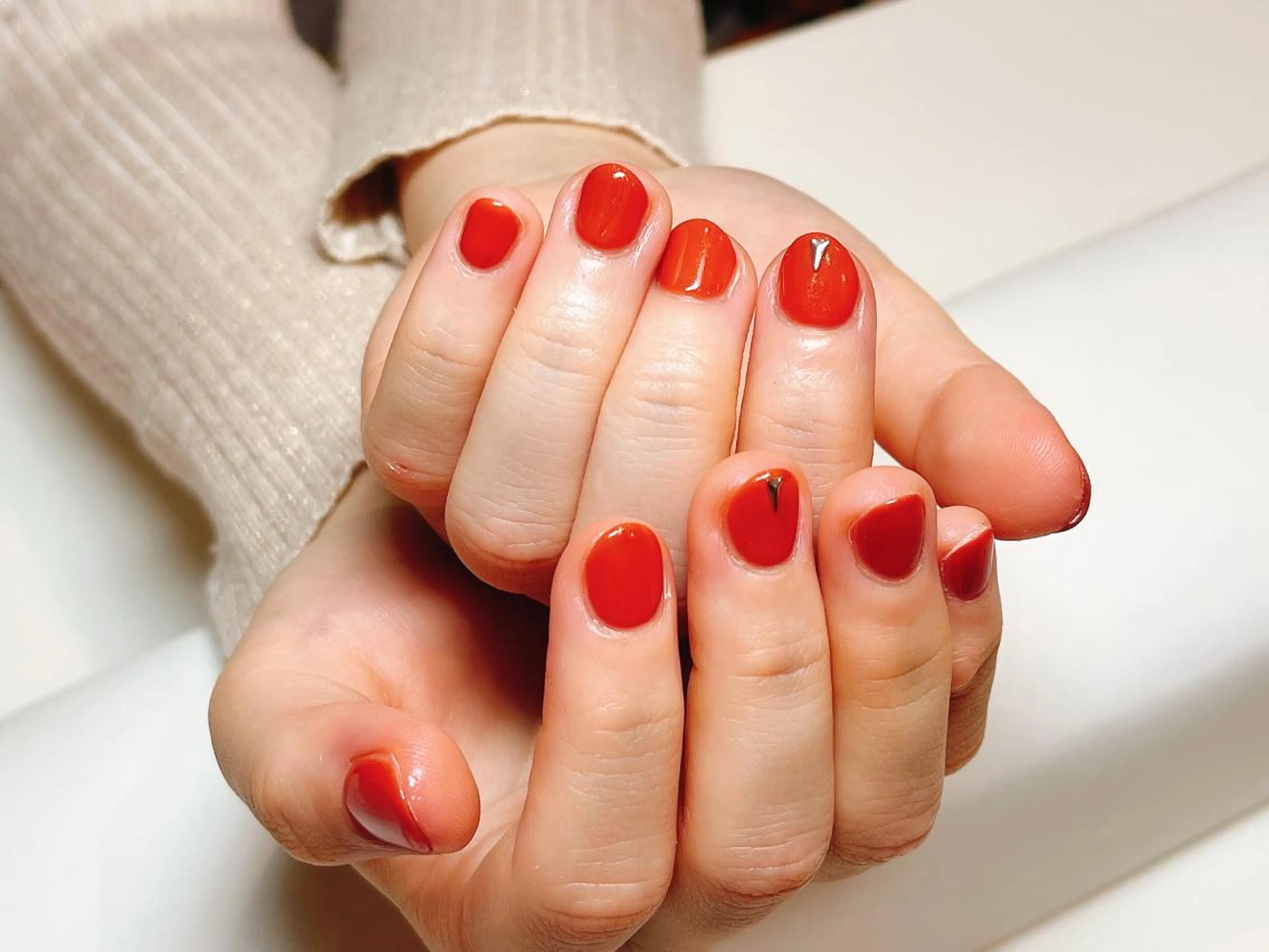 ネイル ショートネイル ハンドネイル Protea ❁⃘*.ﾟ清家 美穂のネイルデザイン