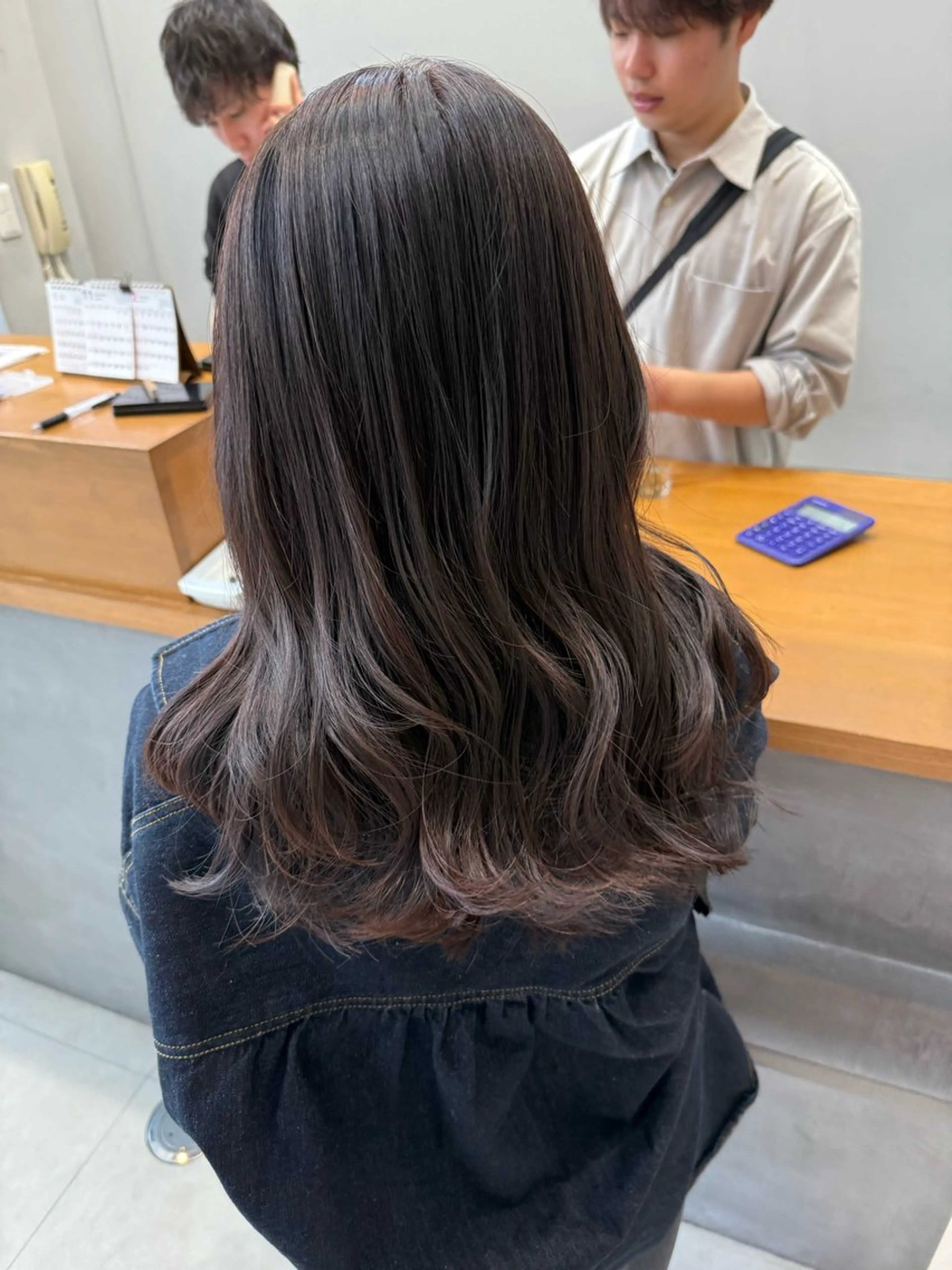 ロング カット ヘアカラー トリートメント 石原圭悟 /ショート/艶カラーのヘアスタイル