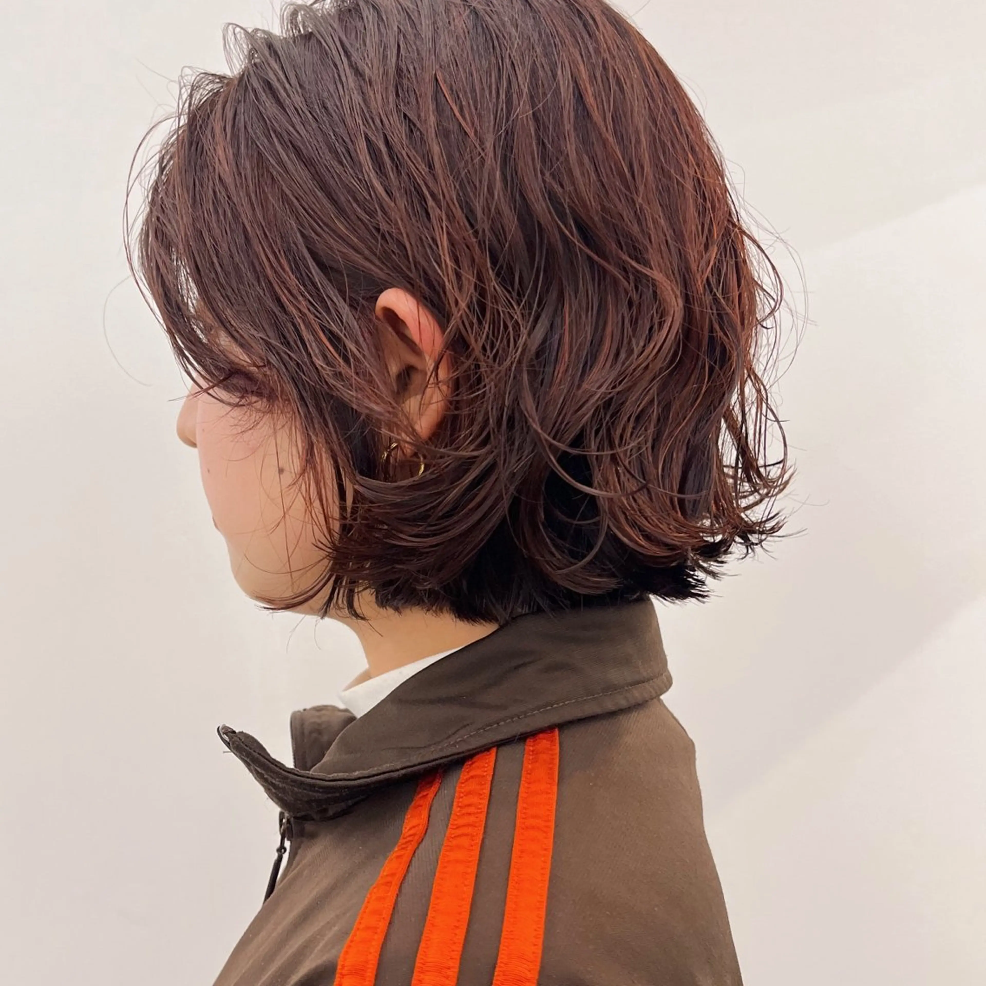 ショート ハイライト SYUK高円寺所属・ベージュ/暖色カラー /ボブ/ミカのヘアスタイル