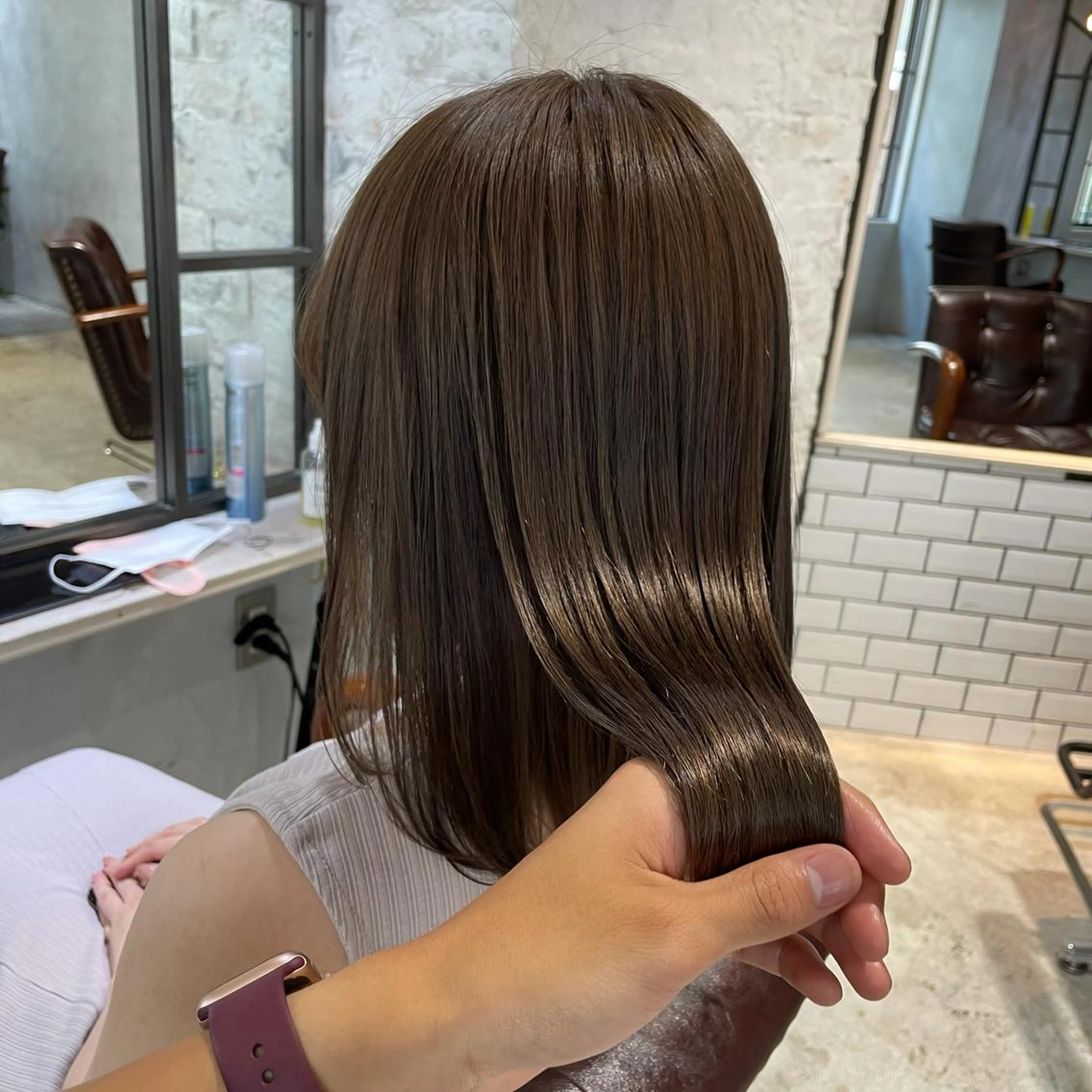 ミディアム カット ヘアカラー トリートメント Masena所属・【必ず似合わせます】 川口航平のヘアスタイル