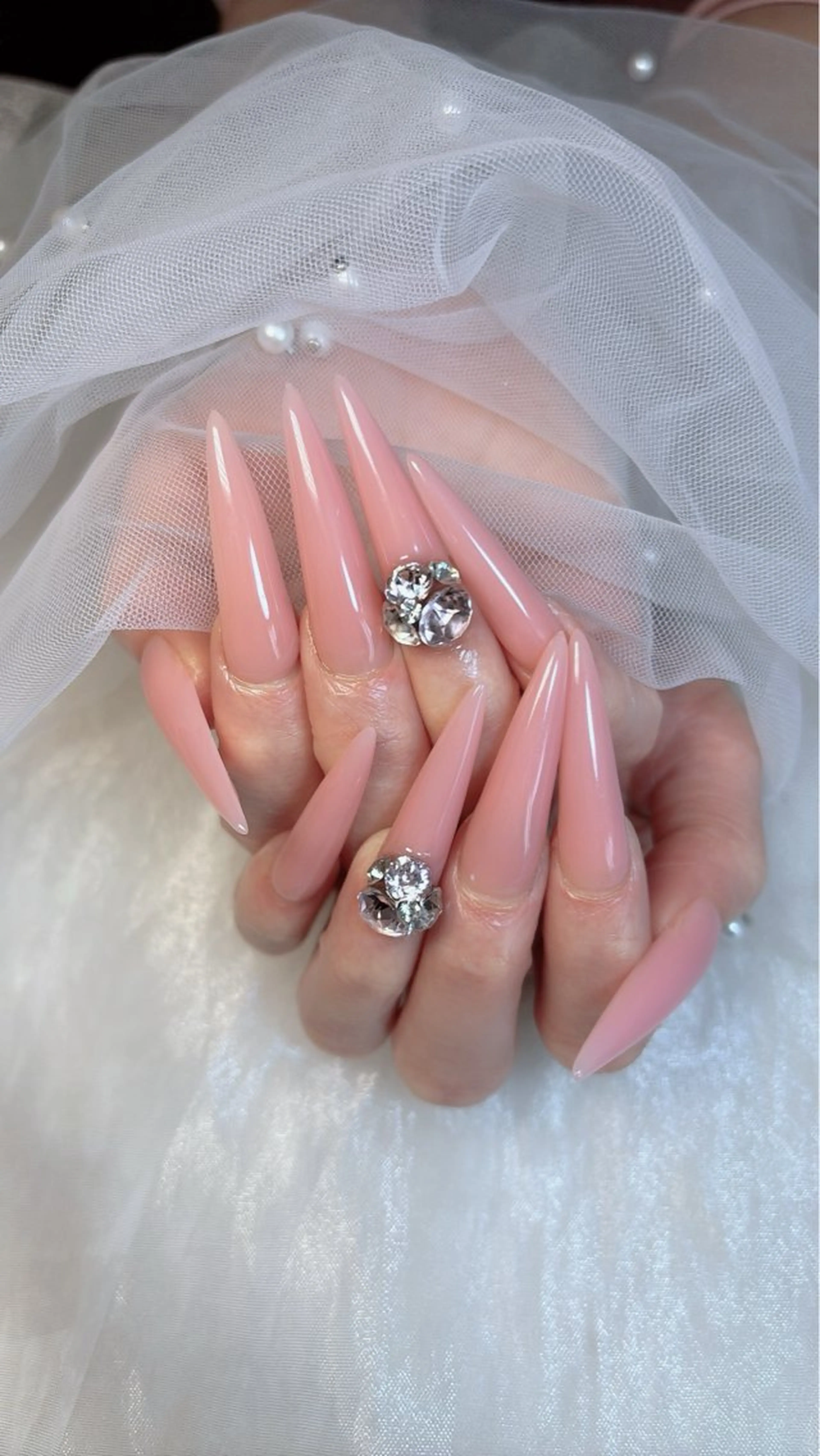 ネイル ロングネイル ハンドネイル salon de belnetta所属・kayo 💅のネイルデザイン