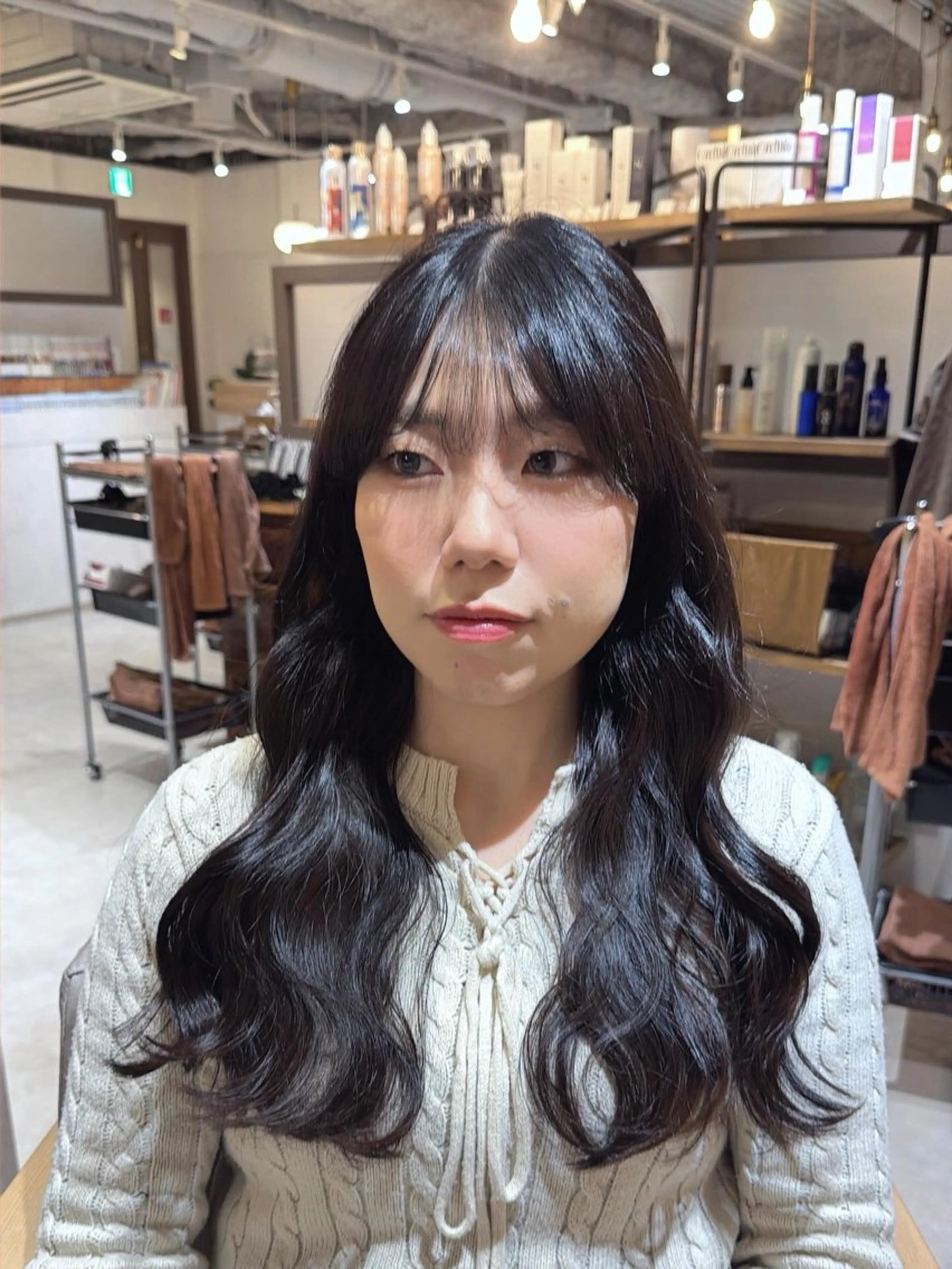 ロング カラー 韓国風ヘア little lulu 梅田所属・Saya/ショート/ ボブ/ 大阪/梅田のヘアスタイル