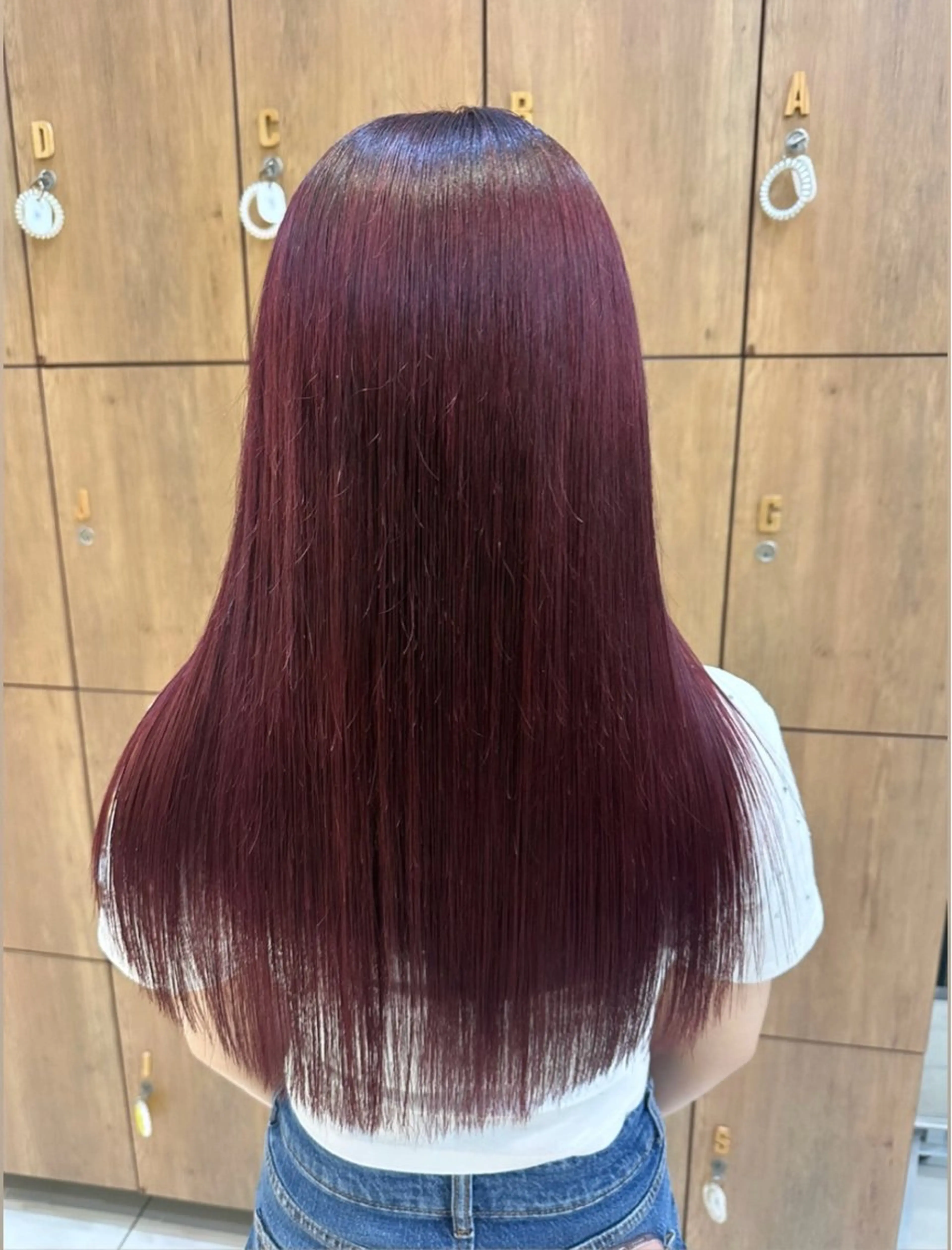 ロング カラー Ancheri by flammeum戸塚店所属・ひな/ボブカット/ ブリーチなしWカラーのヘアスタイル