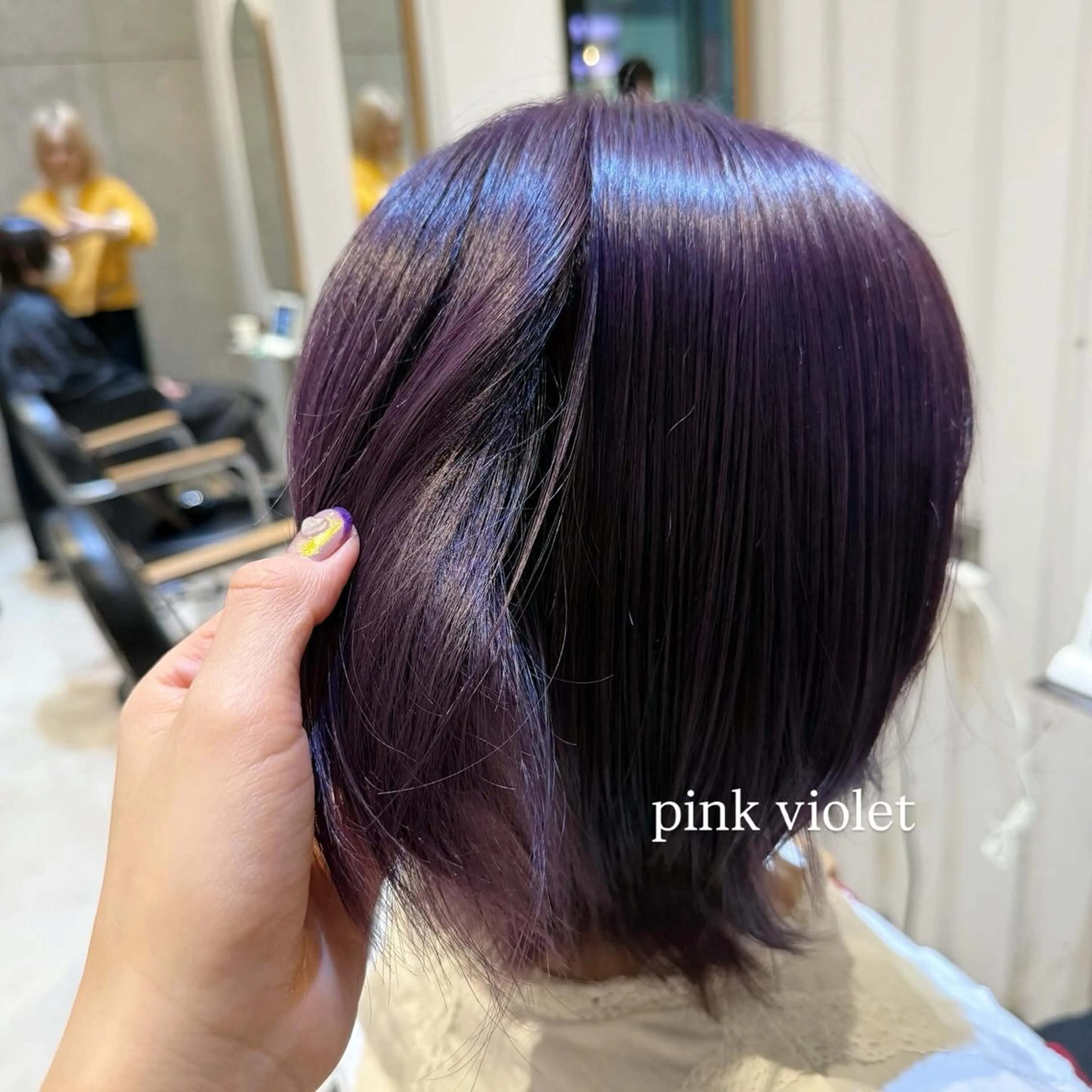 ミディアム カラー ヘアカラー La fith hair fun 池袋店【ラフィスヘアーファン】所属・🦋透明感カラー/レ イヤー/ruru🦋のヘアスタイル