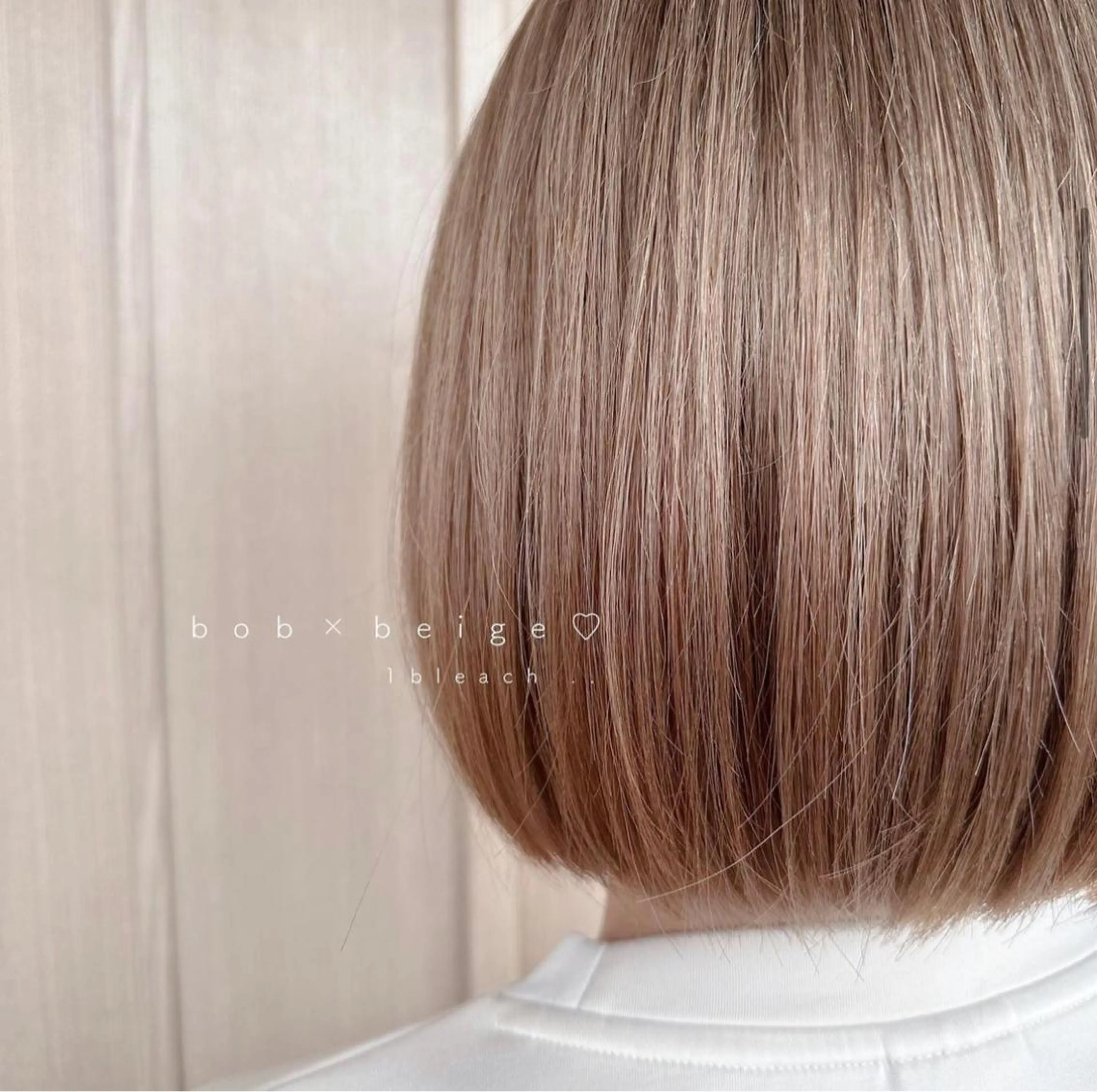 Wカラー(ブリーチ)＋トリートメント+ヘアアレンジの写真