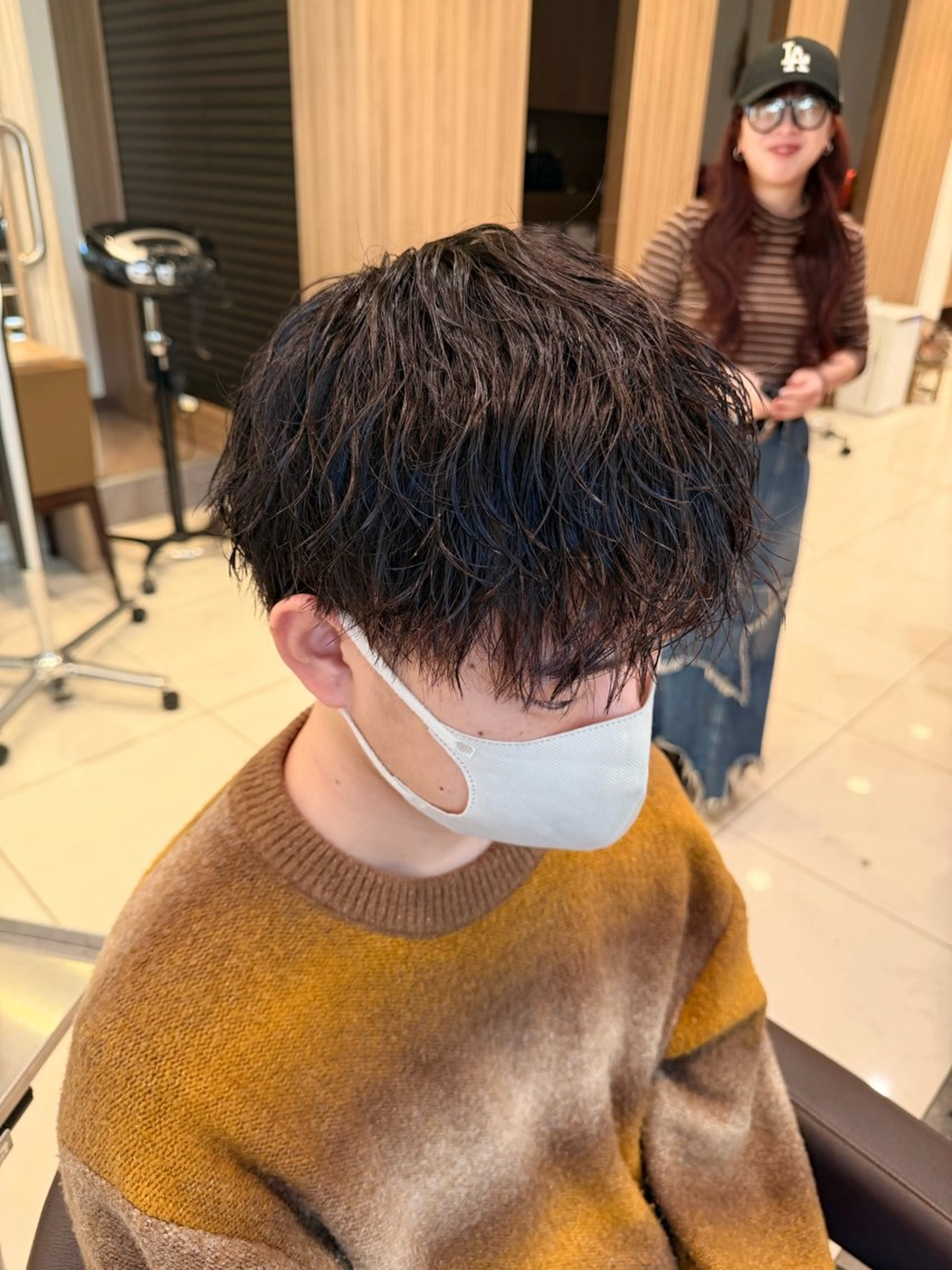 パーマ メンズ カット パーマ 波巻き･カルマ パーマ特化/aoiのヘアスタイル