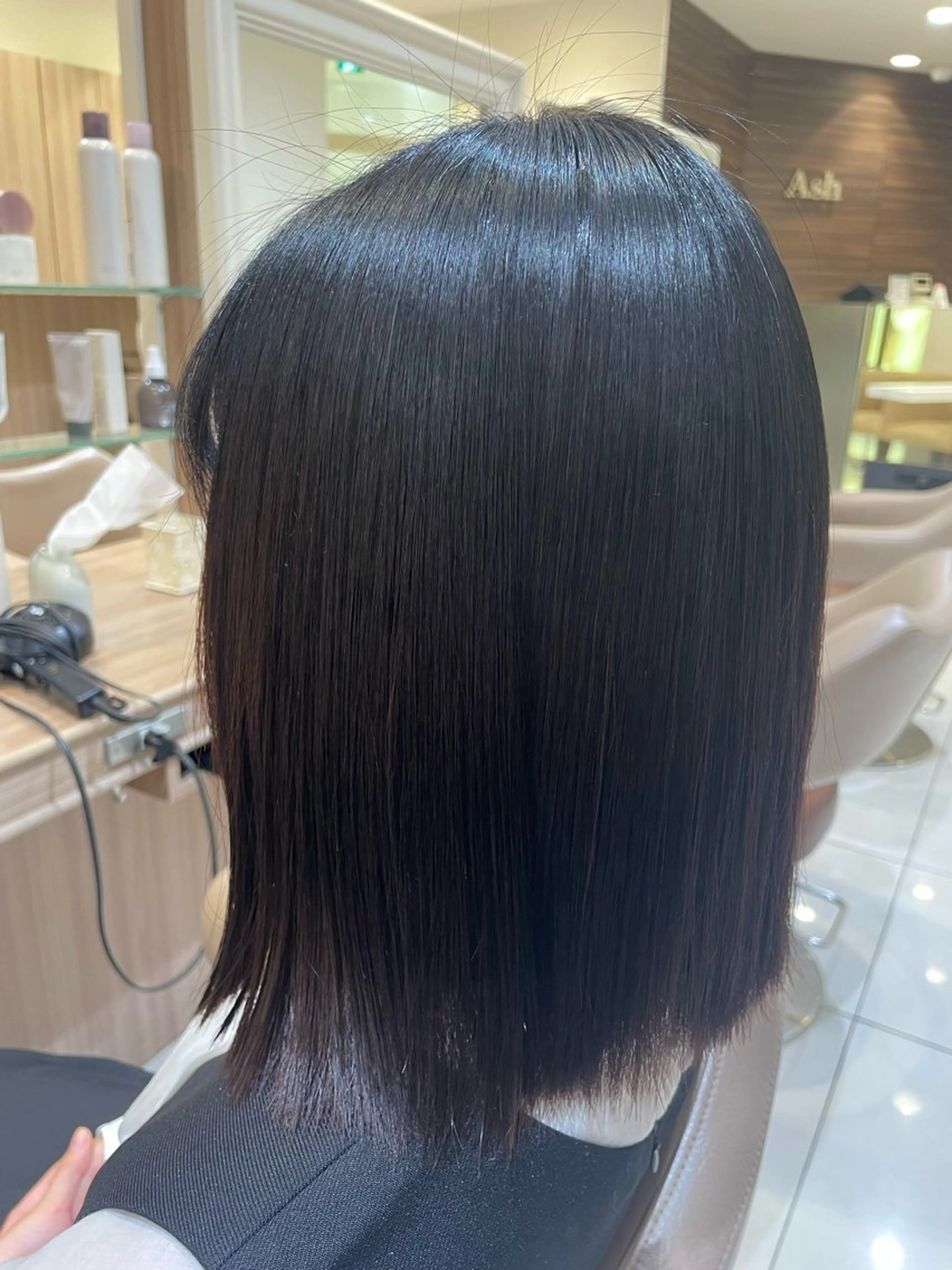 ミディアム カラー 韓国ヘアメイク🎀/ 縮毛矯正✨山本媛香のヘアスタイル