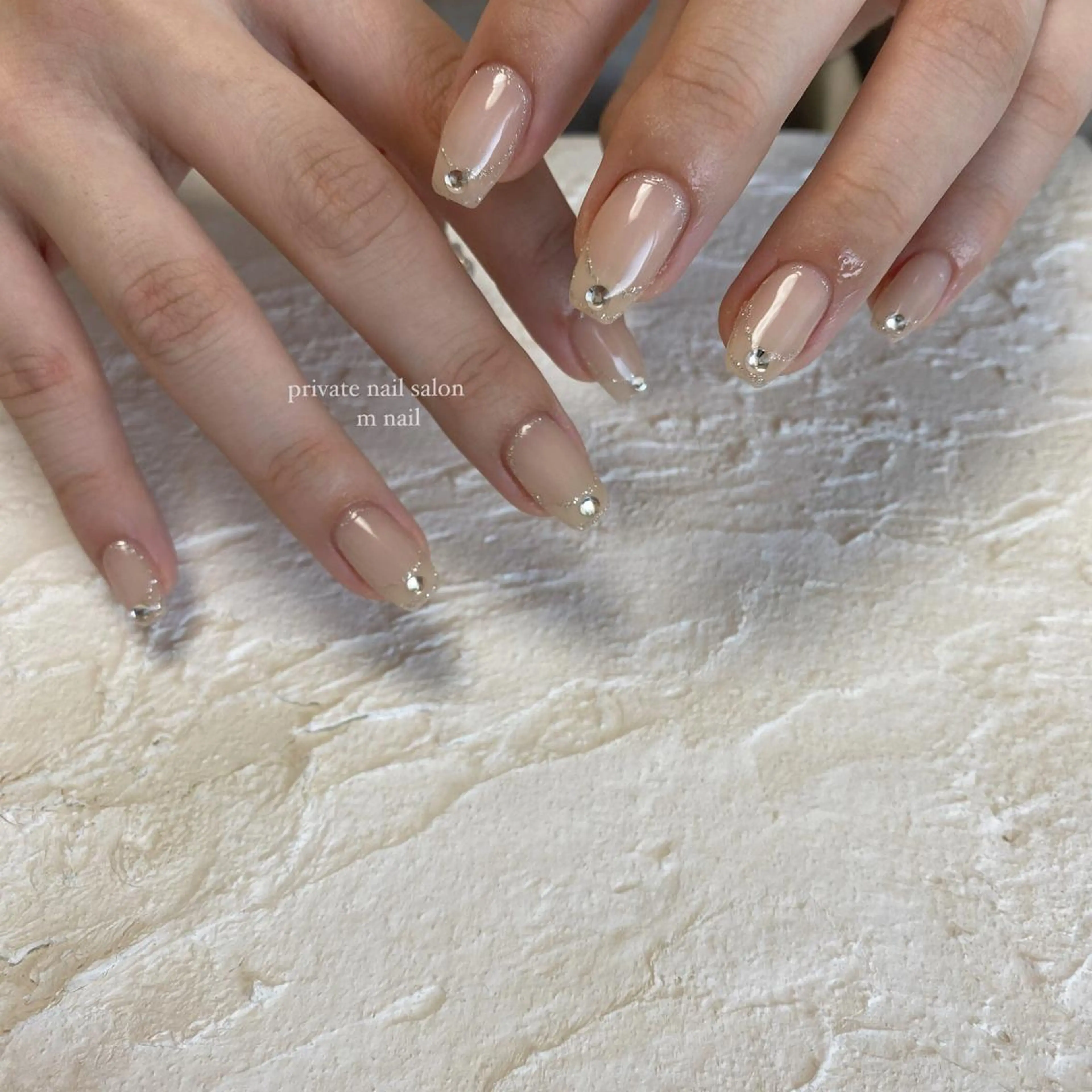 ネイル フレンチネイル ハンドネイル 小河原 舞のネイルデザイン