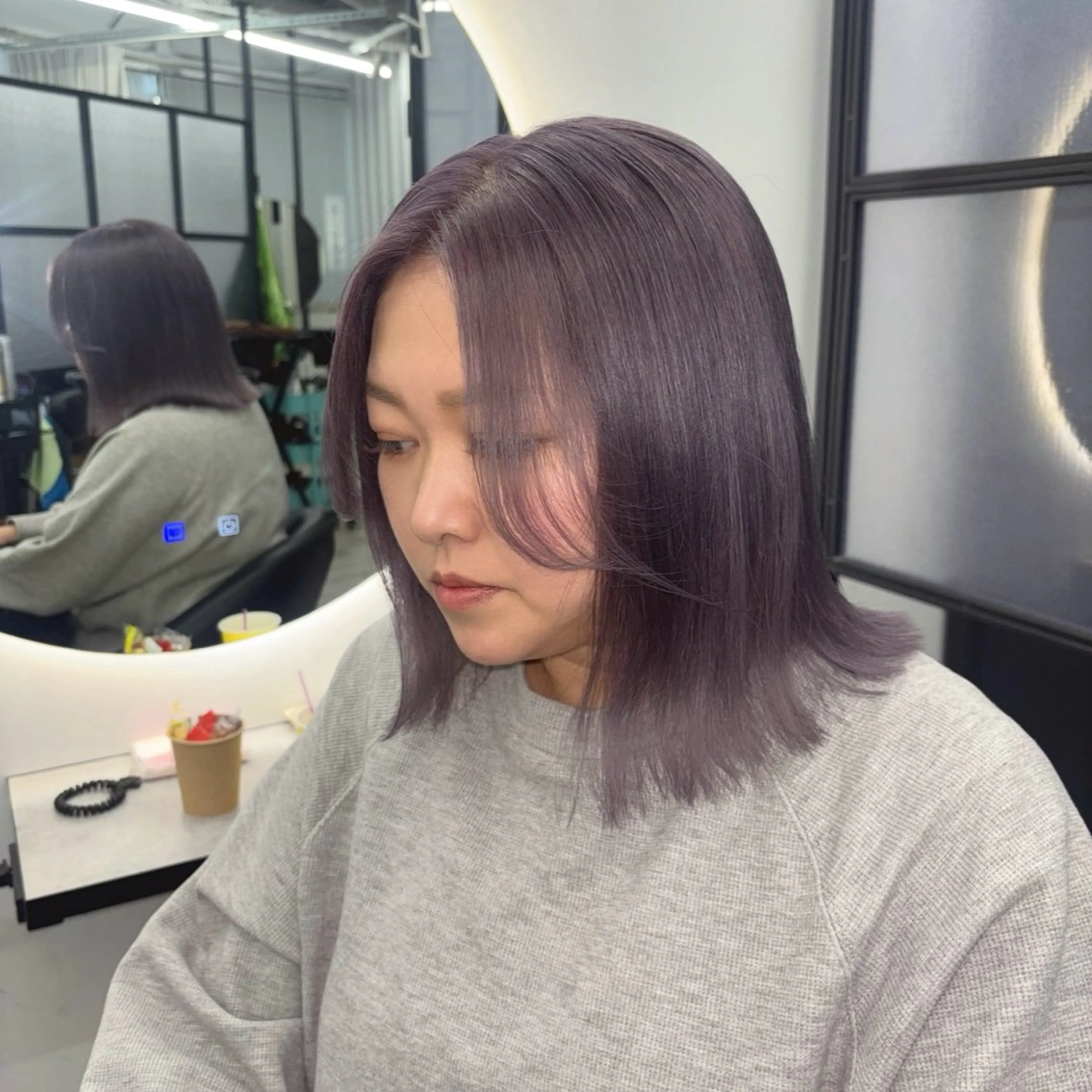 ミディアム カラー ヘアカラー Ren. 🦋デザインカラーのヘアスタイル