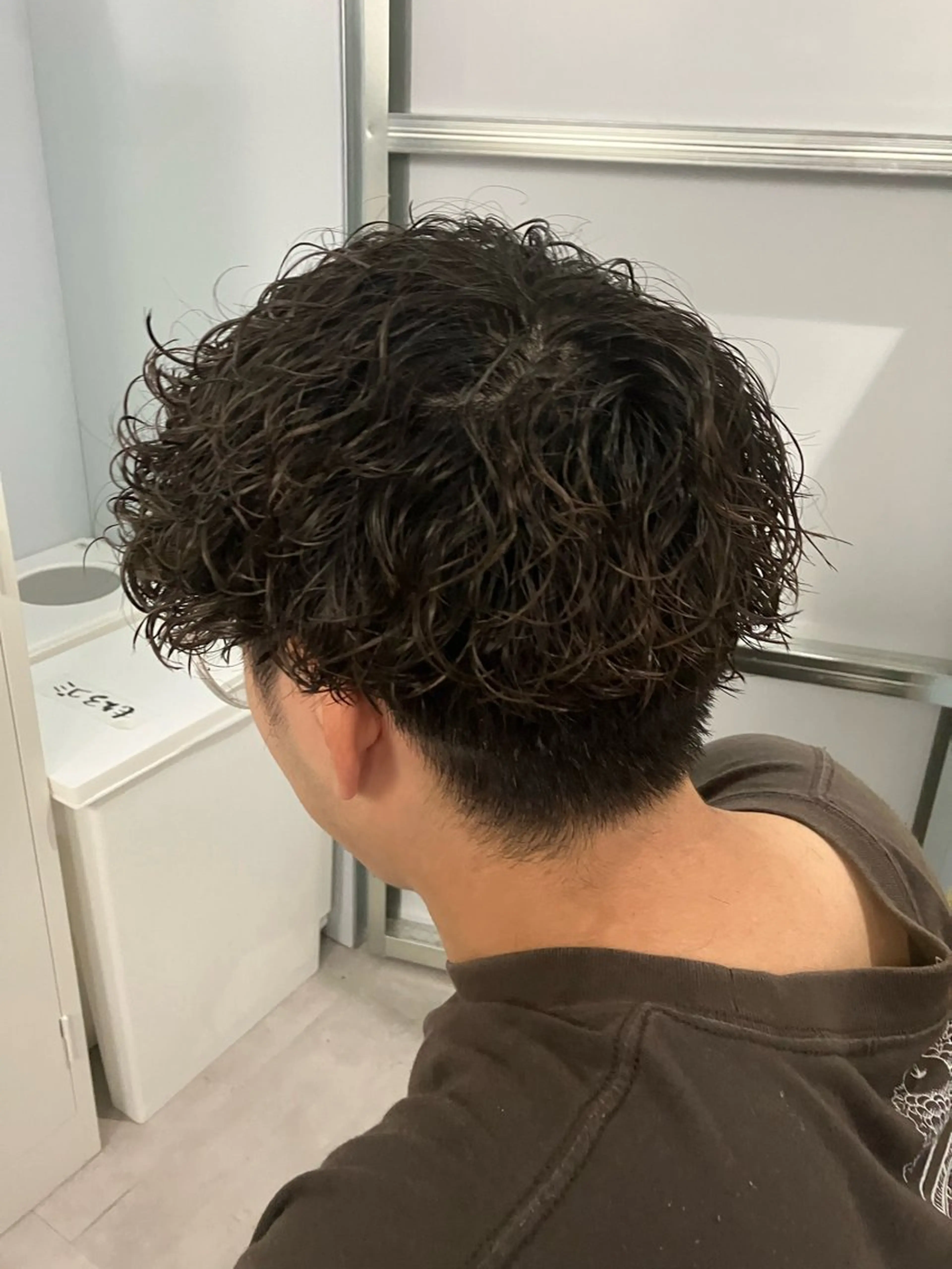 ショート メンズ カット パーマ トリートメント door white hideのヘアスタイル
