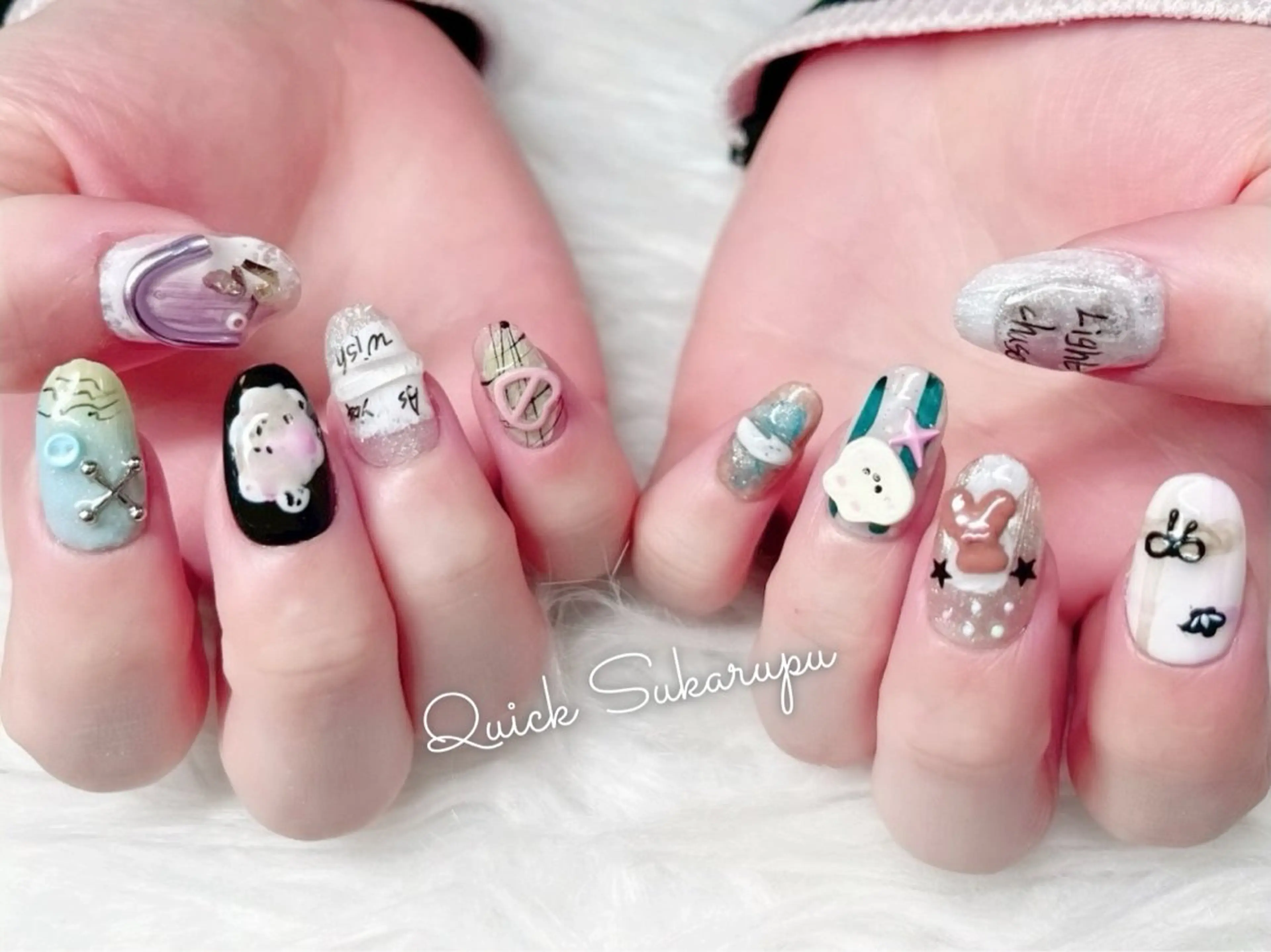 ネイル ハンドネイル Quick Sukarupu 高田馬場店所属・Quick Sukarupuのネイルデザイン