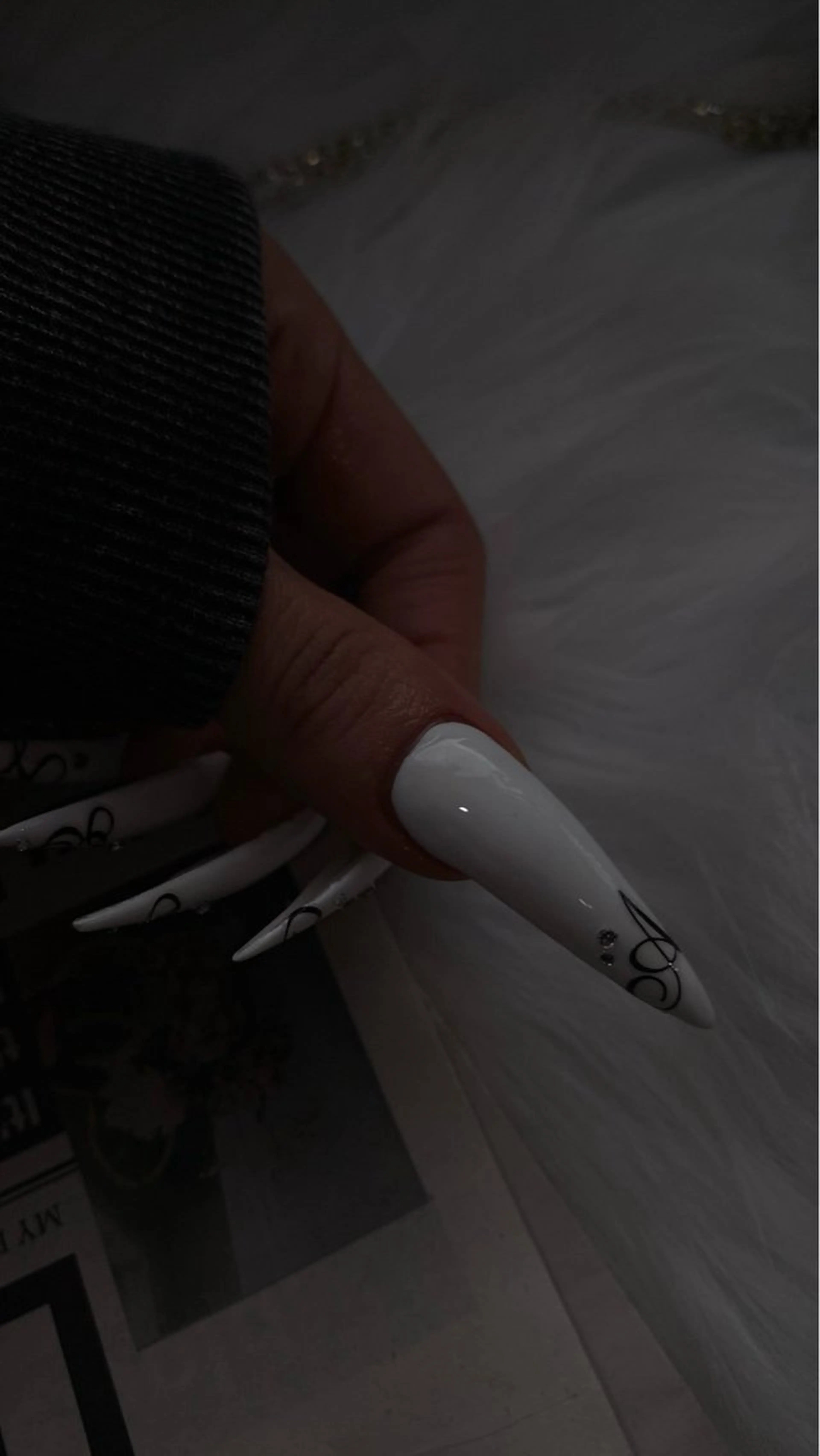 ロング カラー Lii 416のネイルデザイン