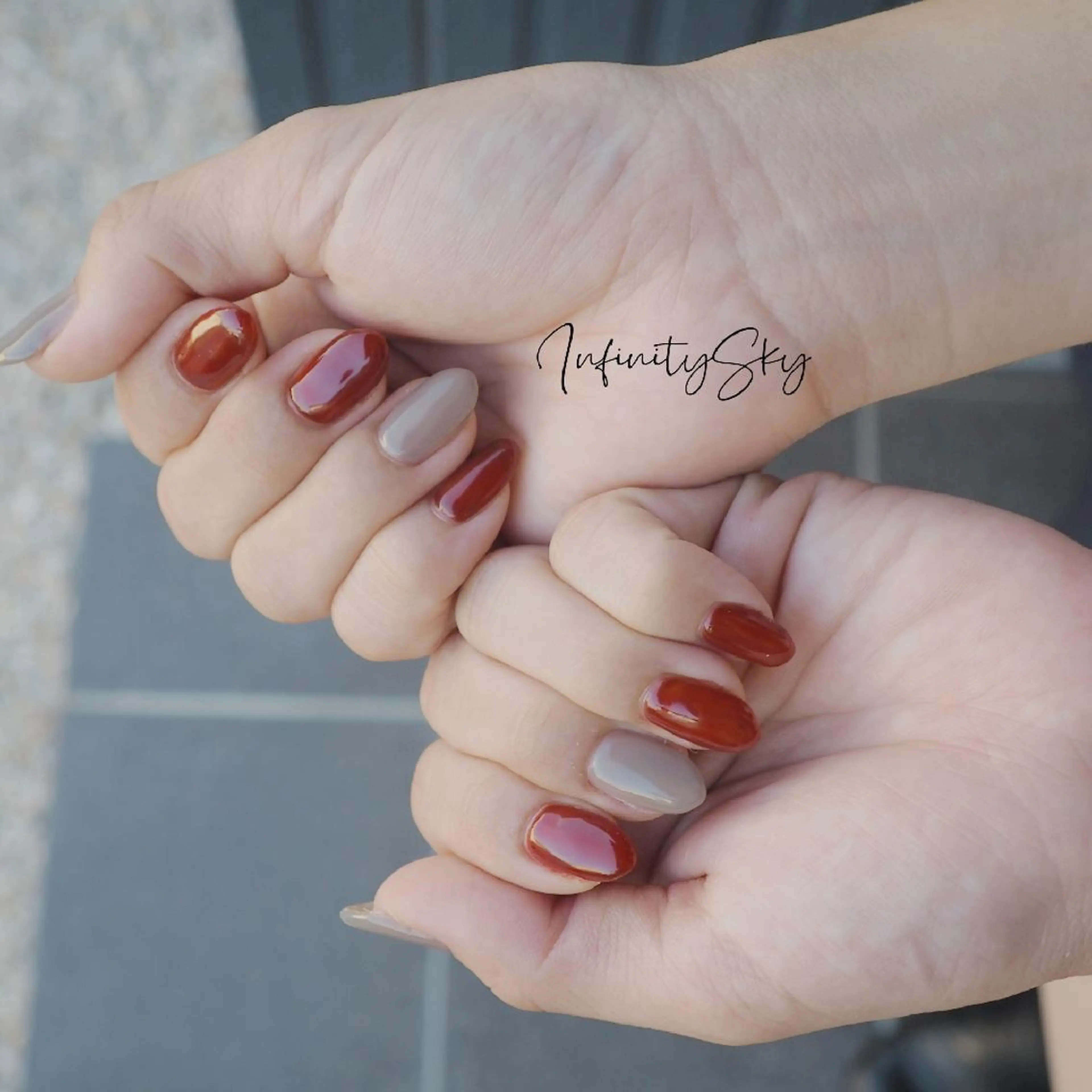 ネイル ハンドネイル infinity skyのネイルデザイン