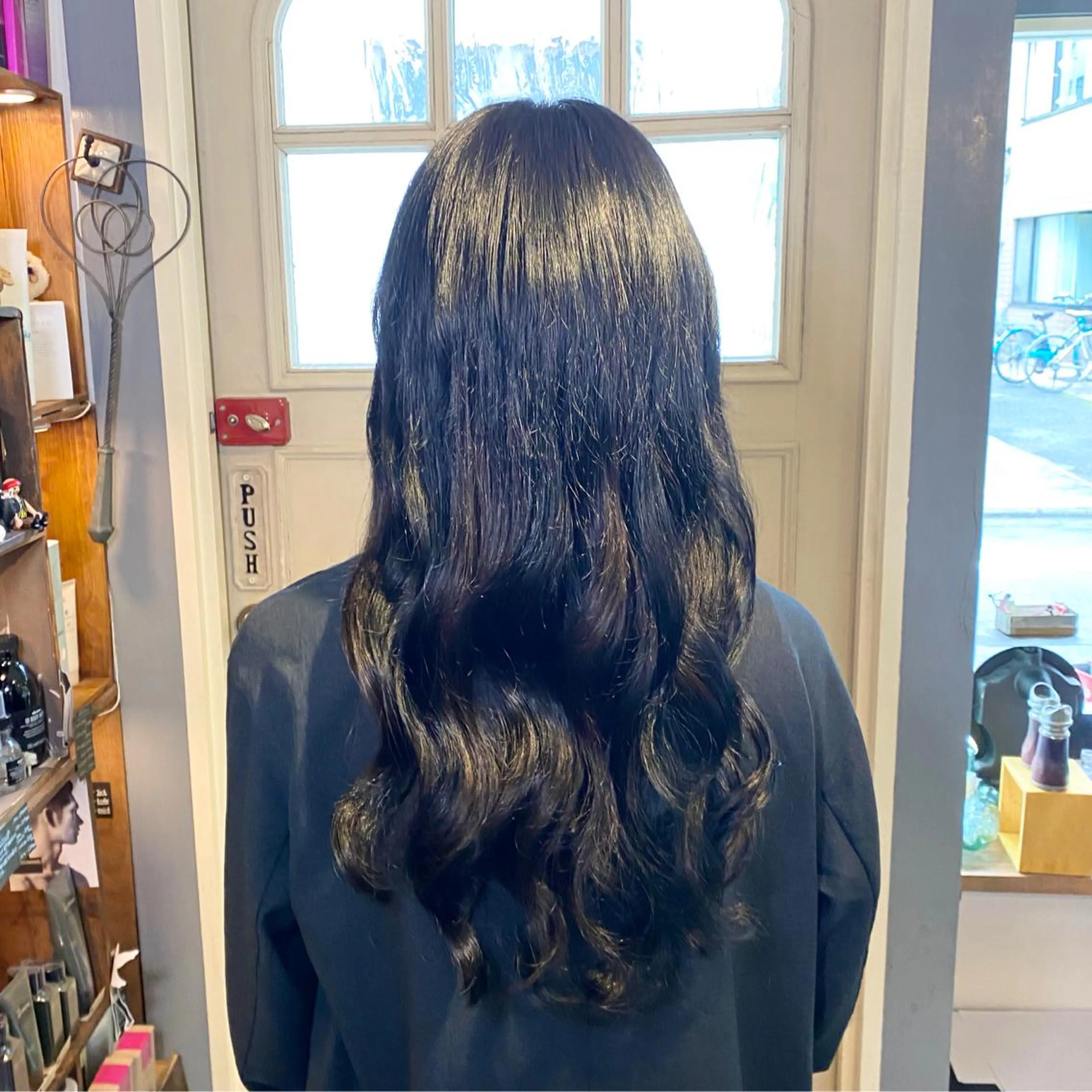 ロング ヘアアレンジ シールエクステ エクステ ハイライト エクステ BRITS 渡辺 菜々子のヘアスタイル