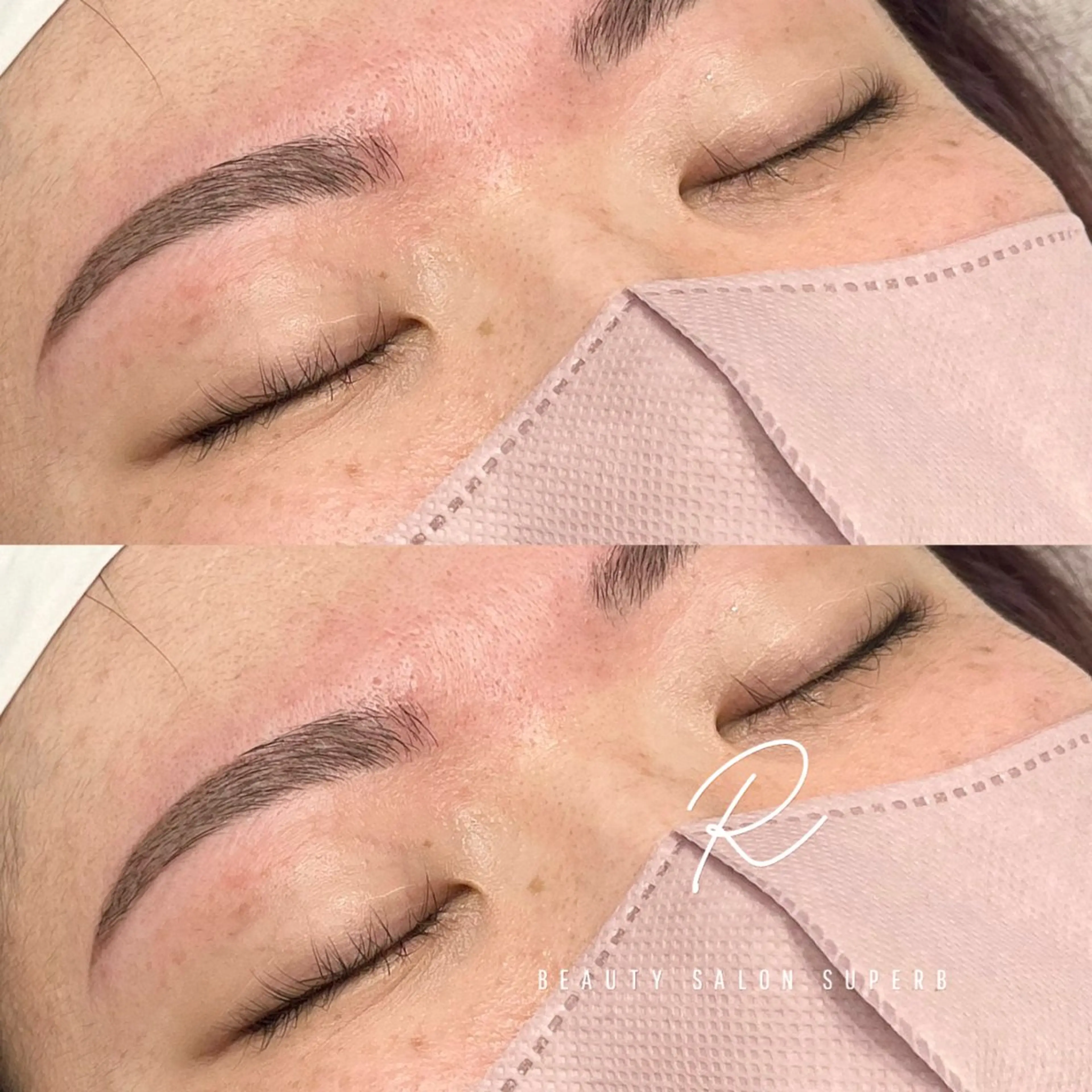 アイブロウ R/🤎 パーマ＆ブリーチ🔥のヘアスタイル