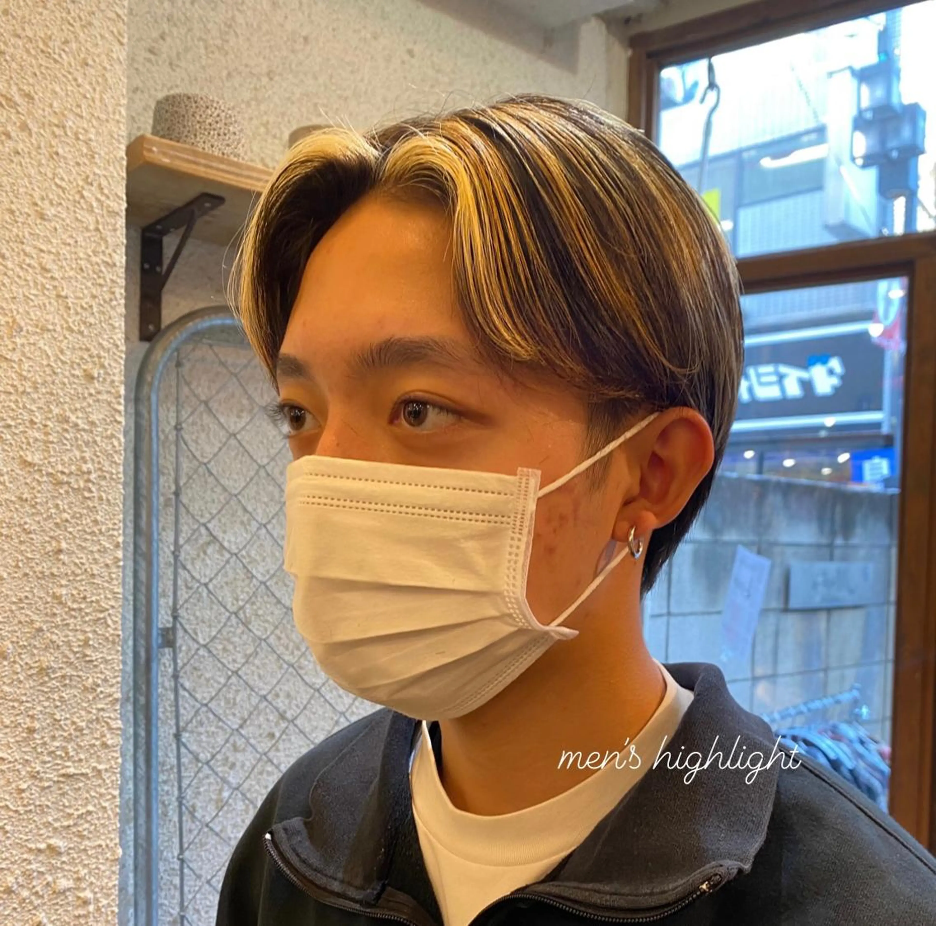 カラー ヘアアレンジ メンズ ヘアカラー トリートメント ヘッドスパ ヘアセット 押切 響　のヘアスタイル