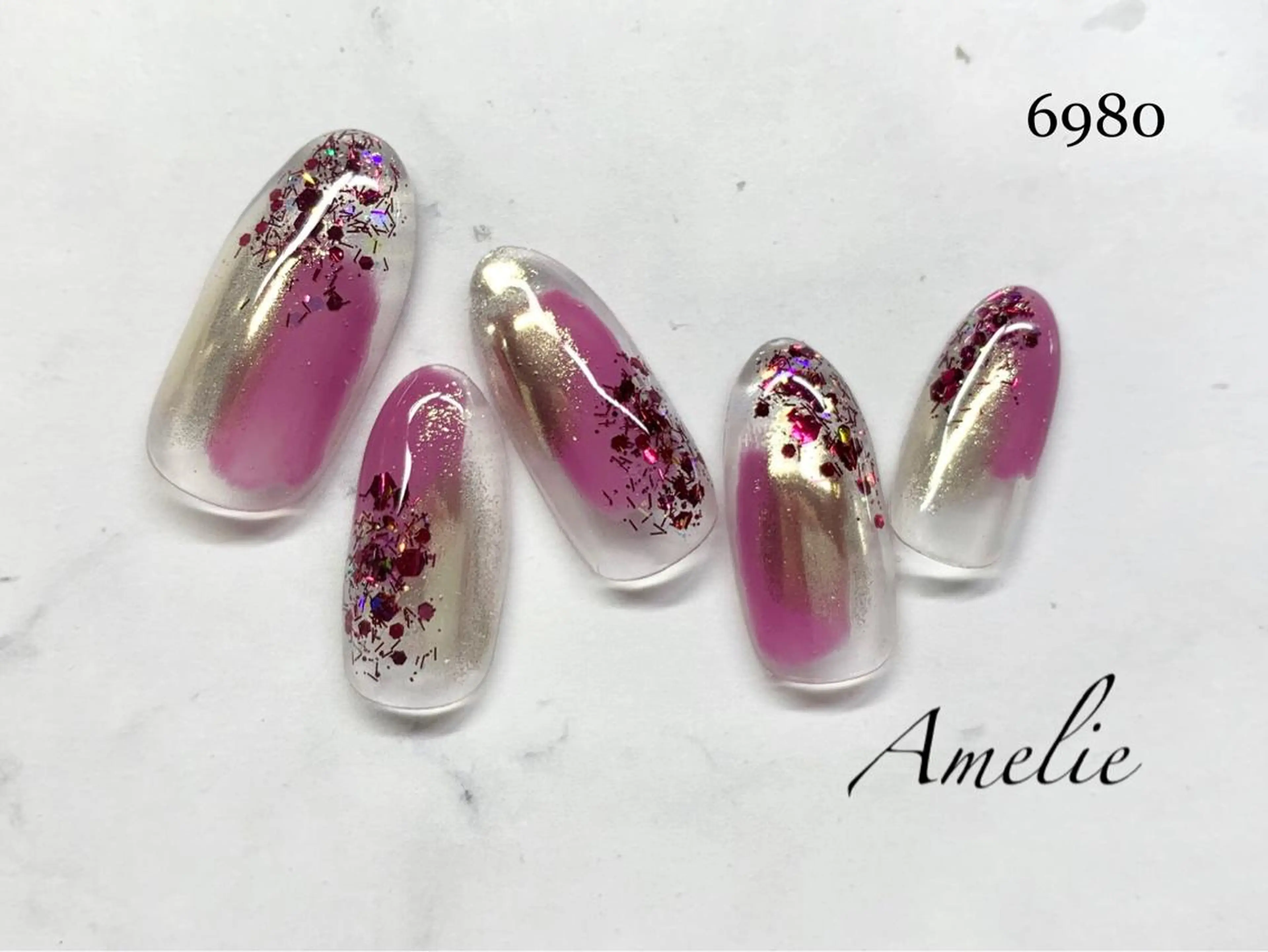 ネイル ハンドネイル いちじゅう あおいのネイルデザイン