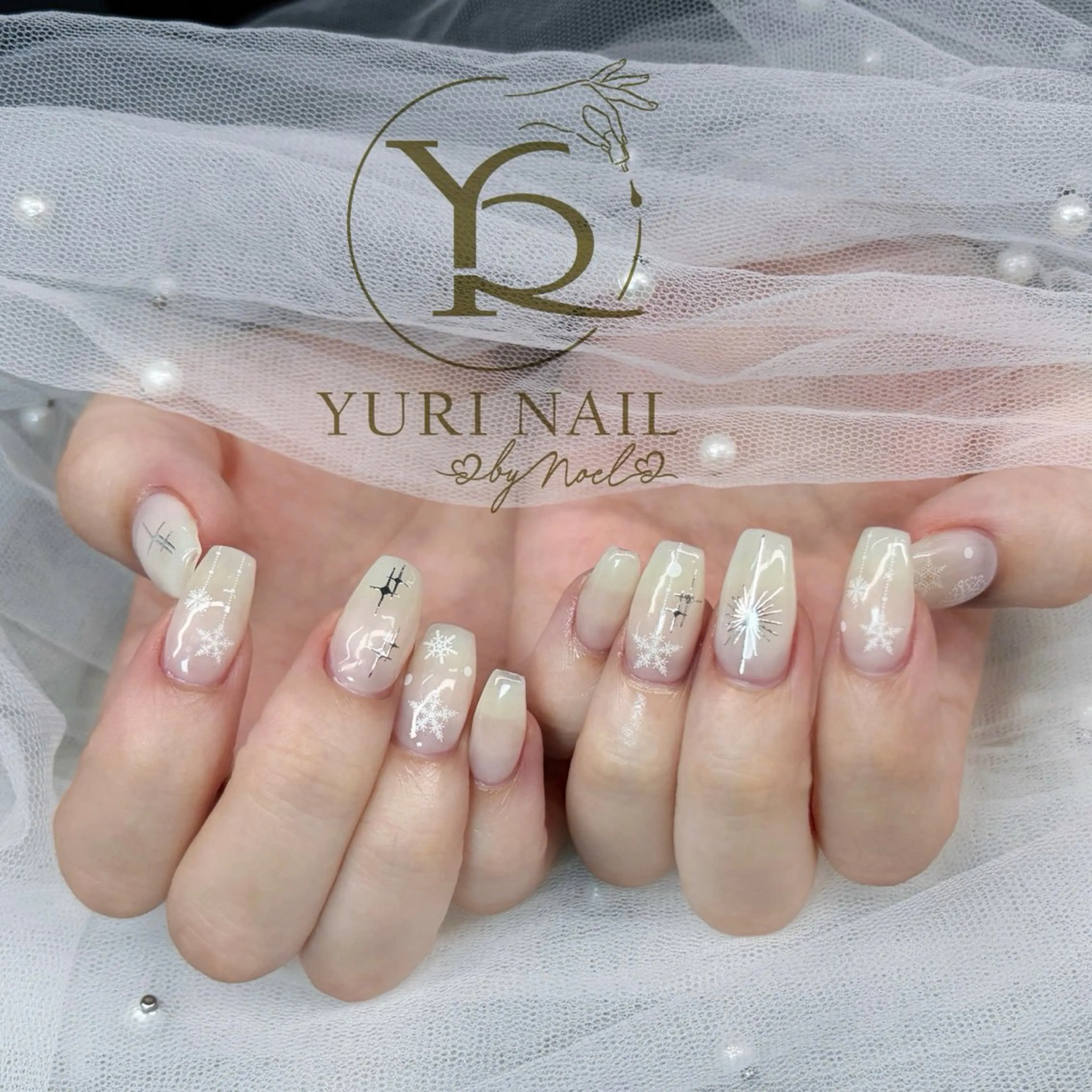 ネイル チークネイル フットネイル グラデーション 韓国ネイル 持ち込み ハンドネイル フットネイル ハンドケア YURI Nail Narita所属・YURI Nail NARITAのネイルデザイン