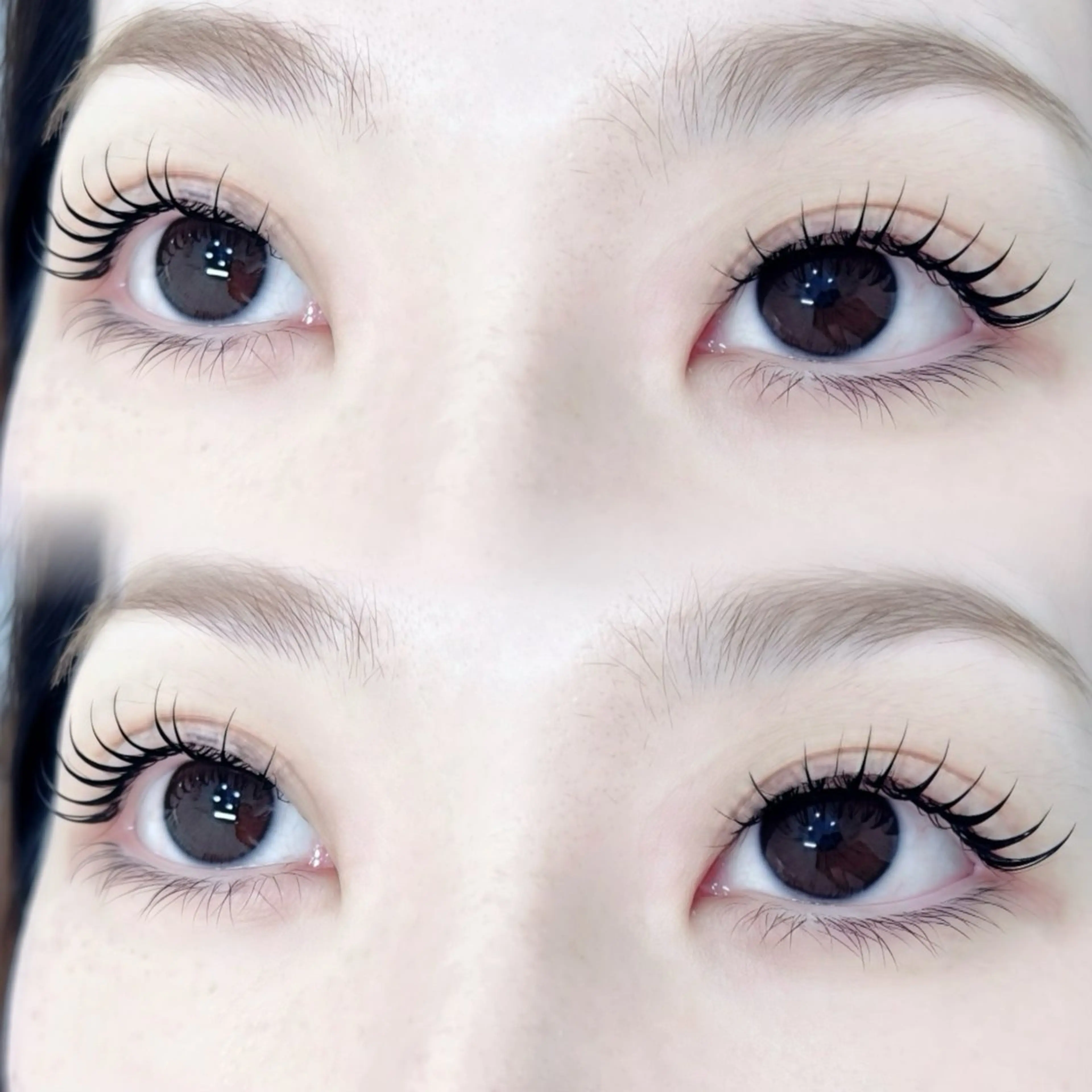 ❤️‍🔥平日限定❤️‍🔥《まつエク》　韓国風☆束感フラットラッシュ100本(初回オフ込)¥4400の写真