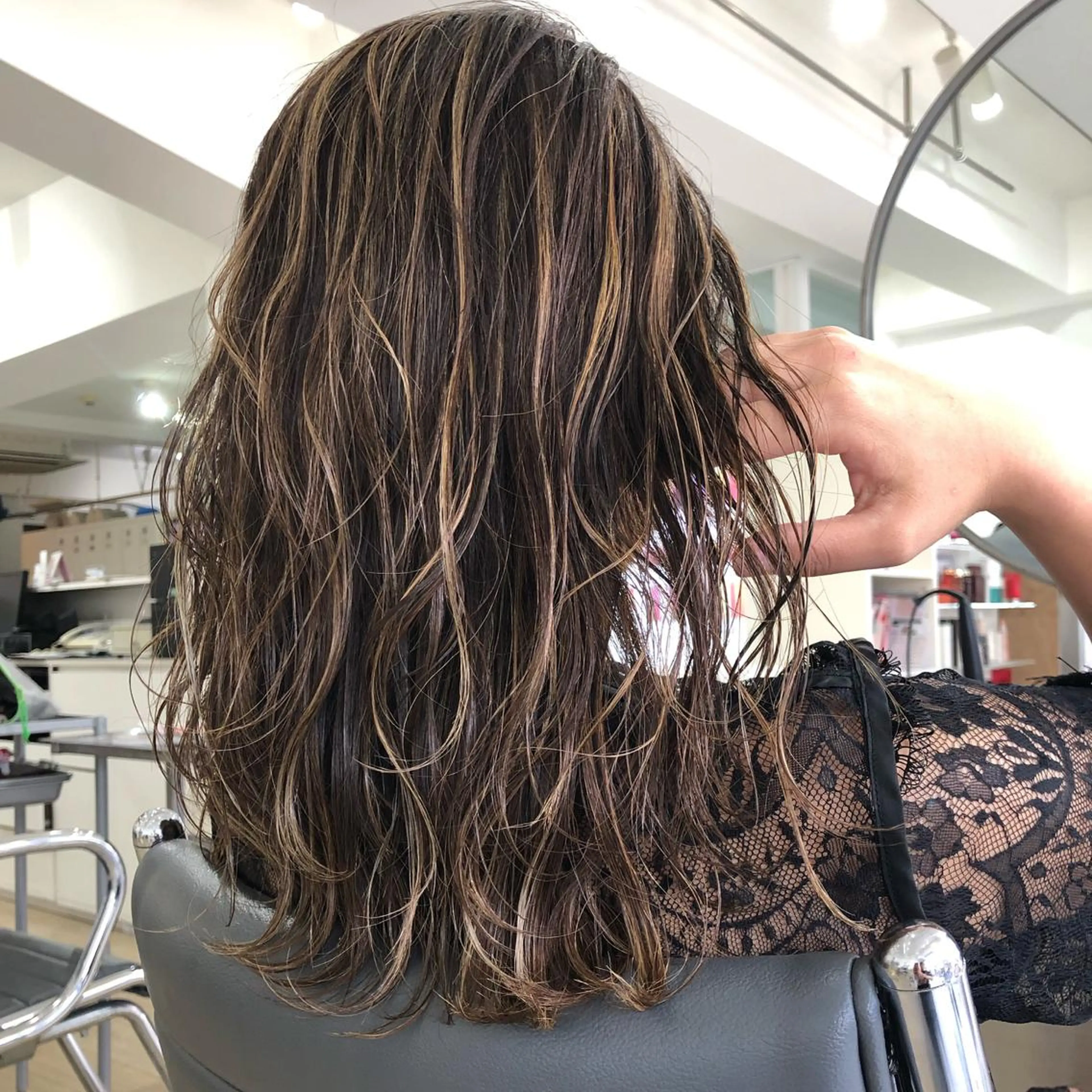 ミディアム カラー ヘアカラー トリートメント Tao所属・藤川 大智のヘアスタイル