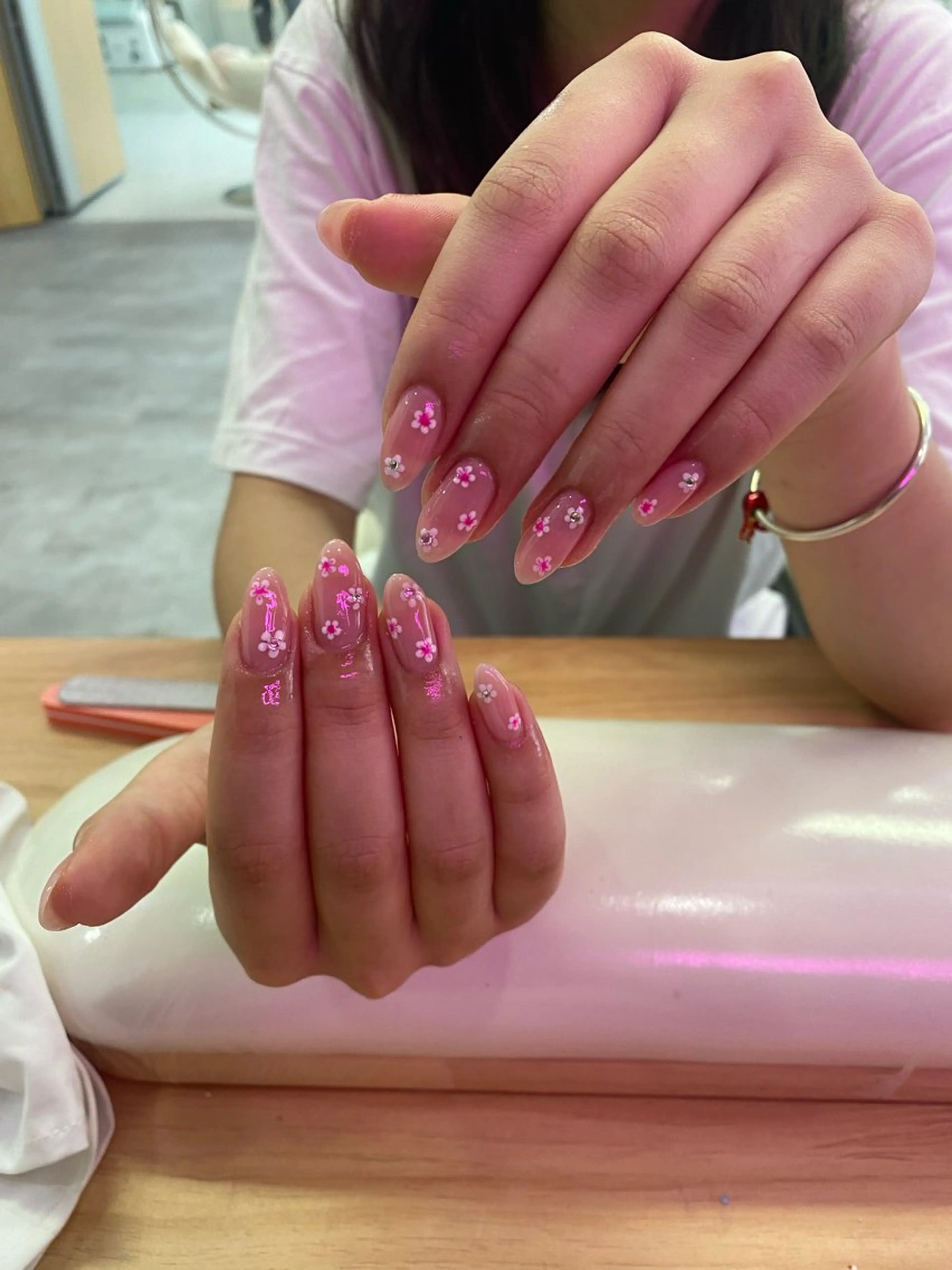 ネイル ATULA Nail 💅チップ長さだしのネイルデザイン