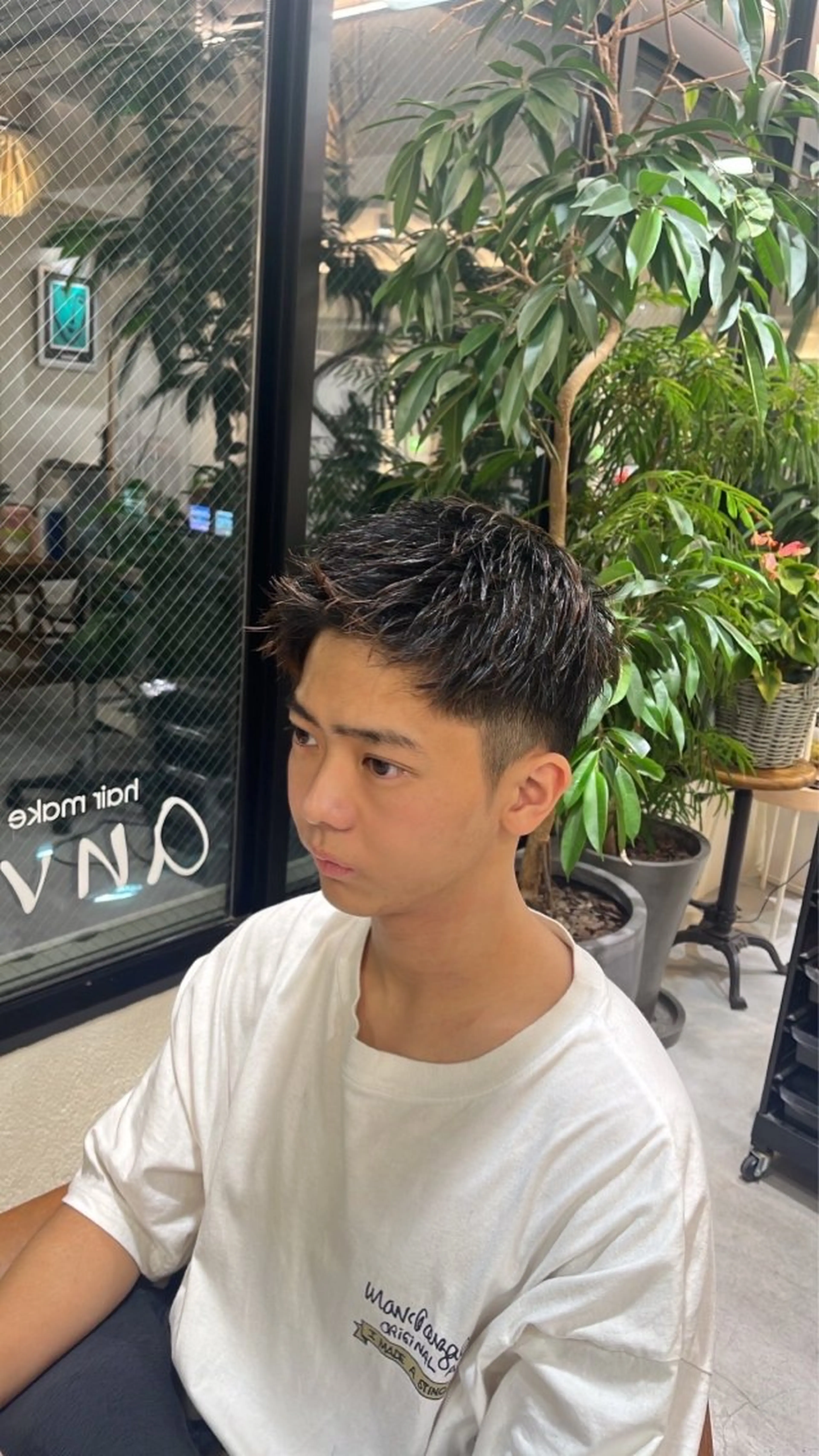 メンズカットの写真