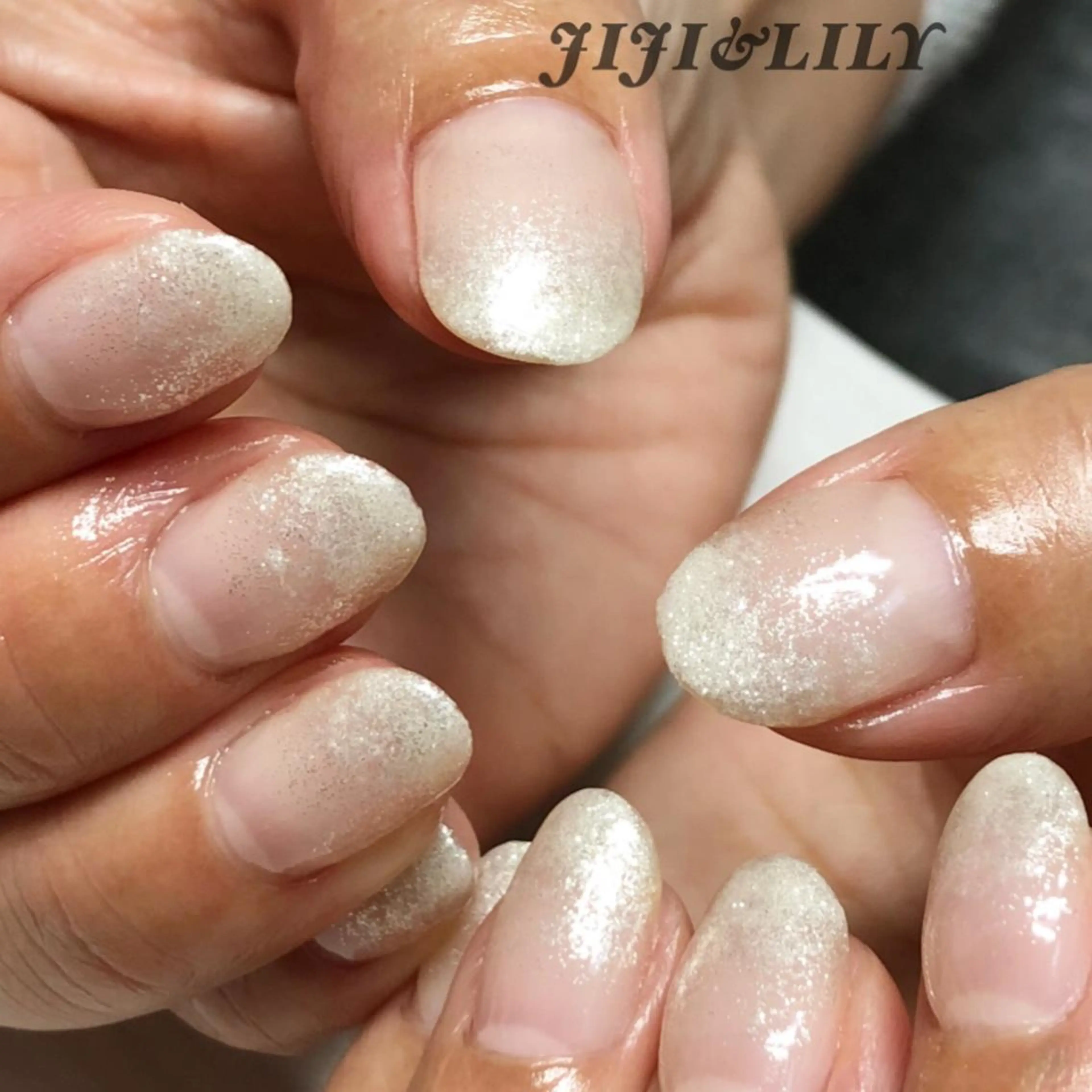 ネイル グラデーション ラメ(グリッター) ラメグラデーション 豊田 圭子のネイルデザイン