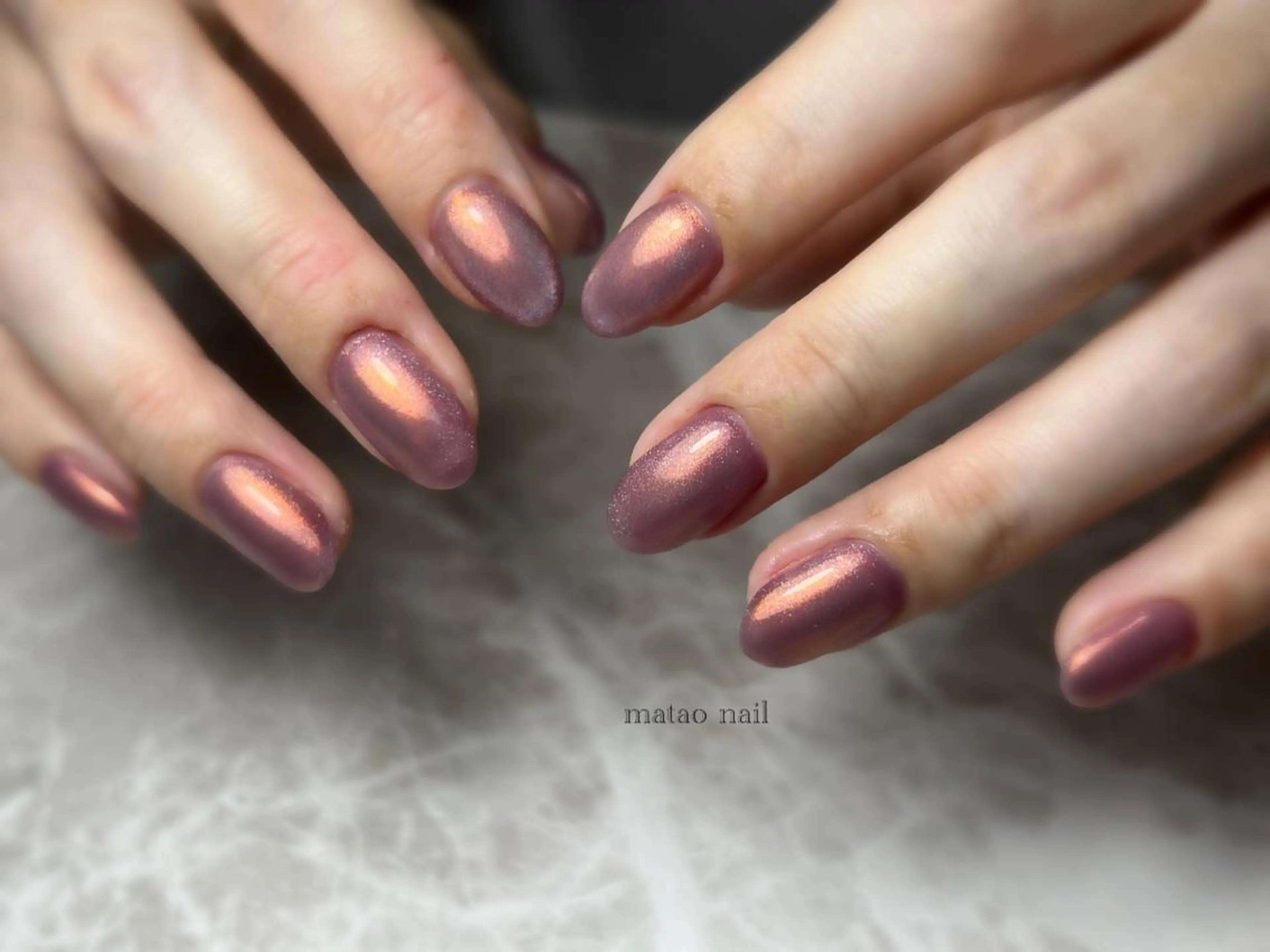 ネイル オーロラネイル ハンドネイル フットネイル matao nailのネイルデザイン
