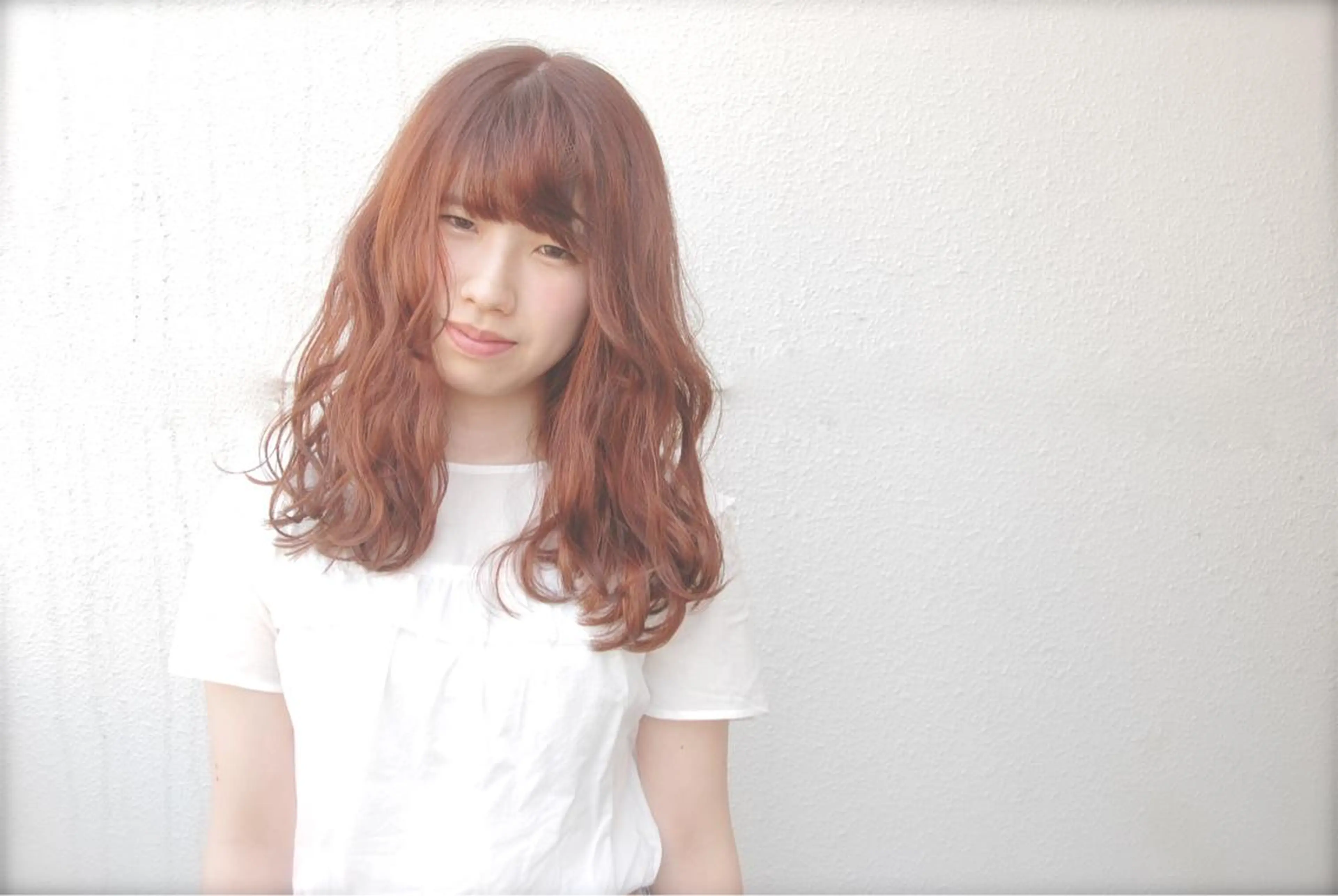 セミロング カラー ダブルカラー ピンクカラー ピンクパープル パープルカラー インナーカラー/天神 ブリーチ/吉田のヘアスタイル