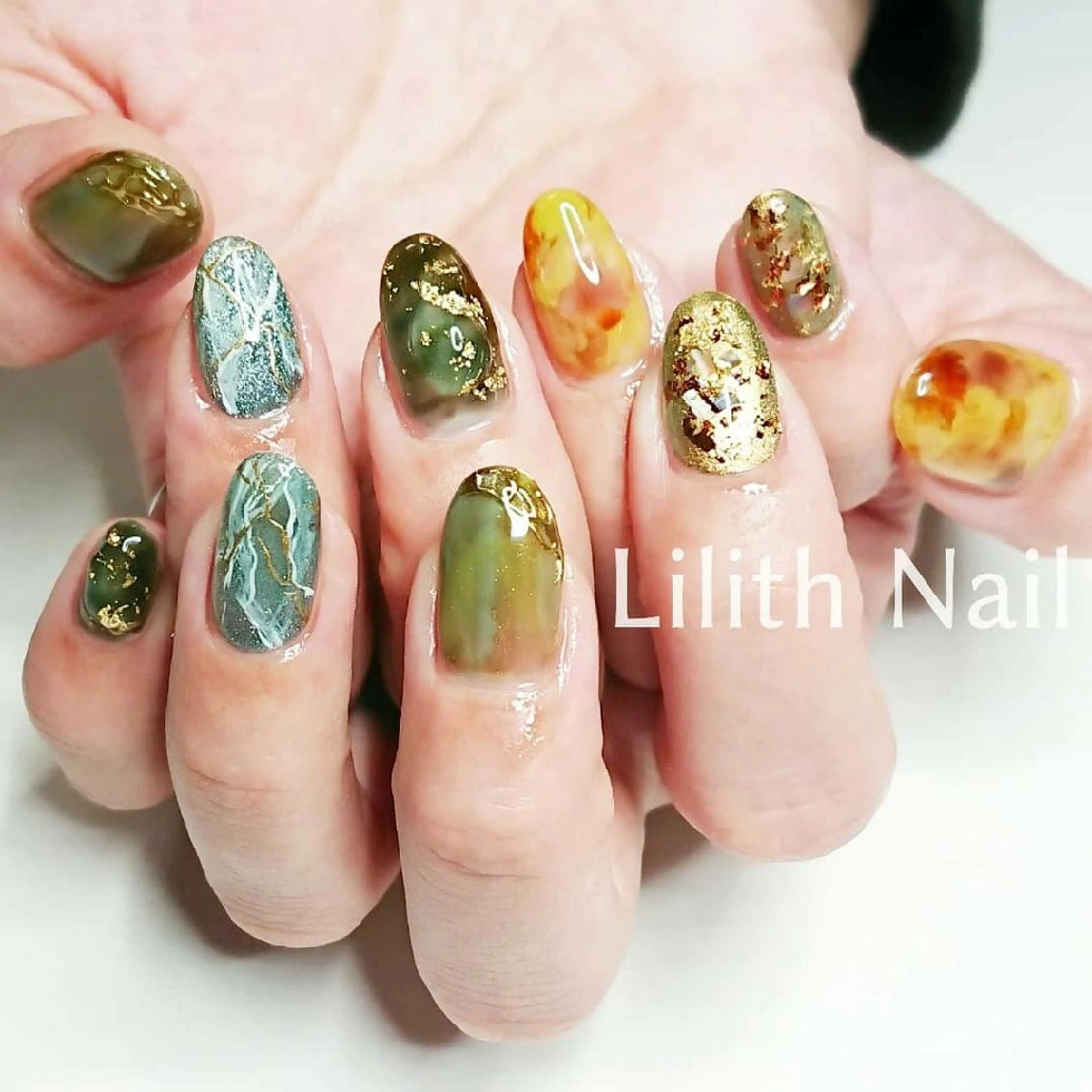 ネイル ニュアンスネイル ハンドネイル Lilith Nailのネイルデザイン