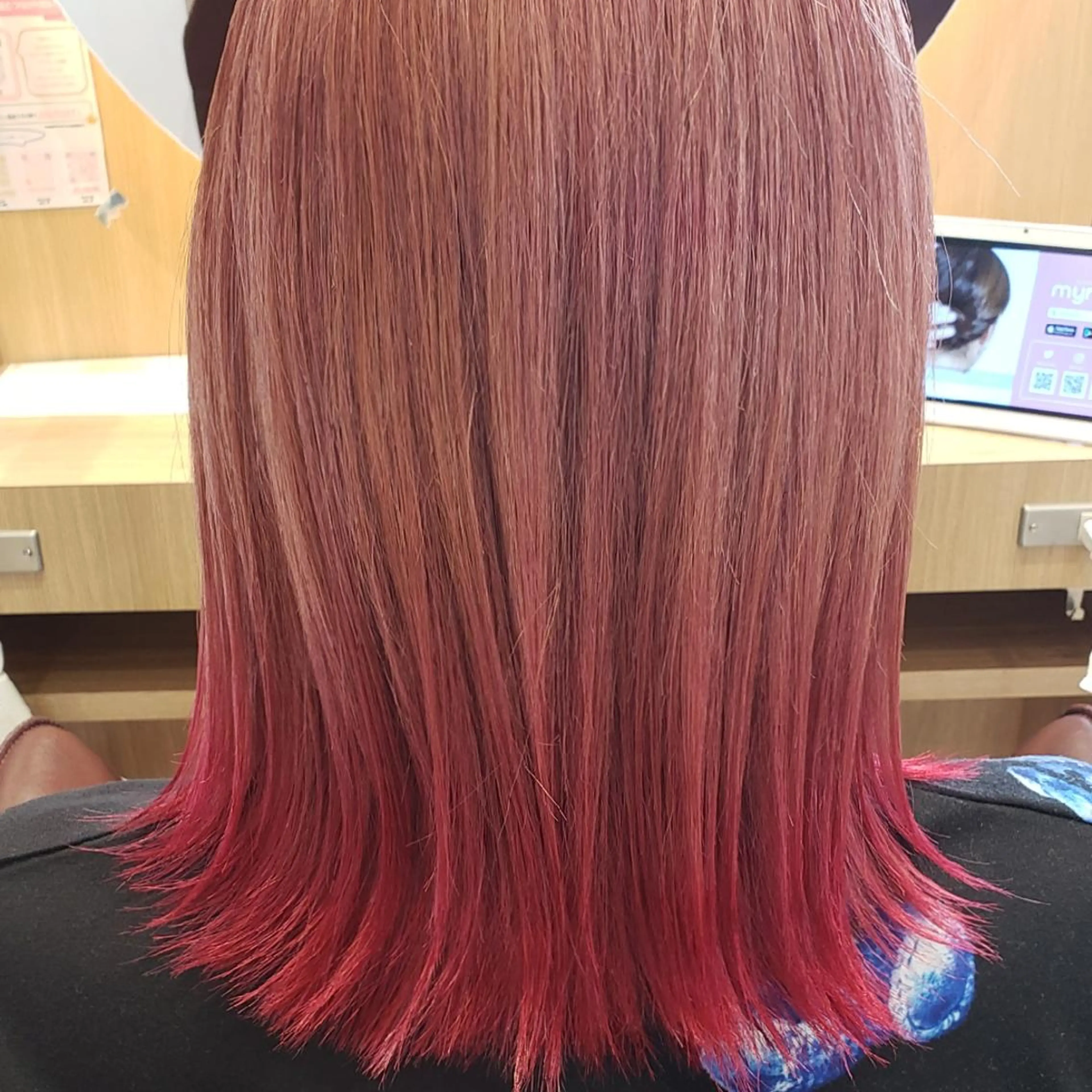 ミディアム カラー グラデーションカラー ピンクカラー 髪質改善 トリートメント ヘアカラー トリートメント 【とにかく髪に優しい ❇️】森田篤のヘアスタイル