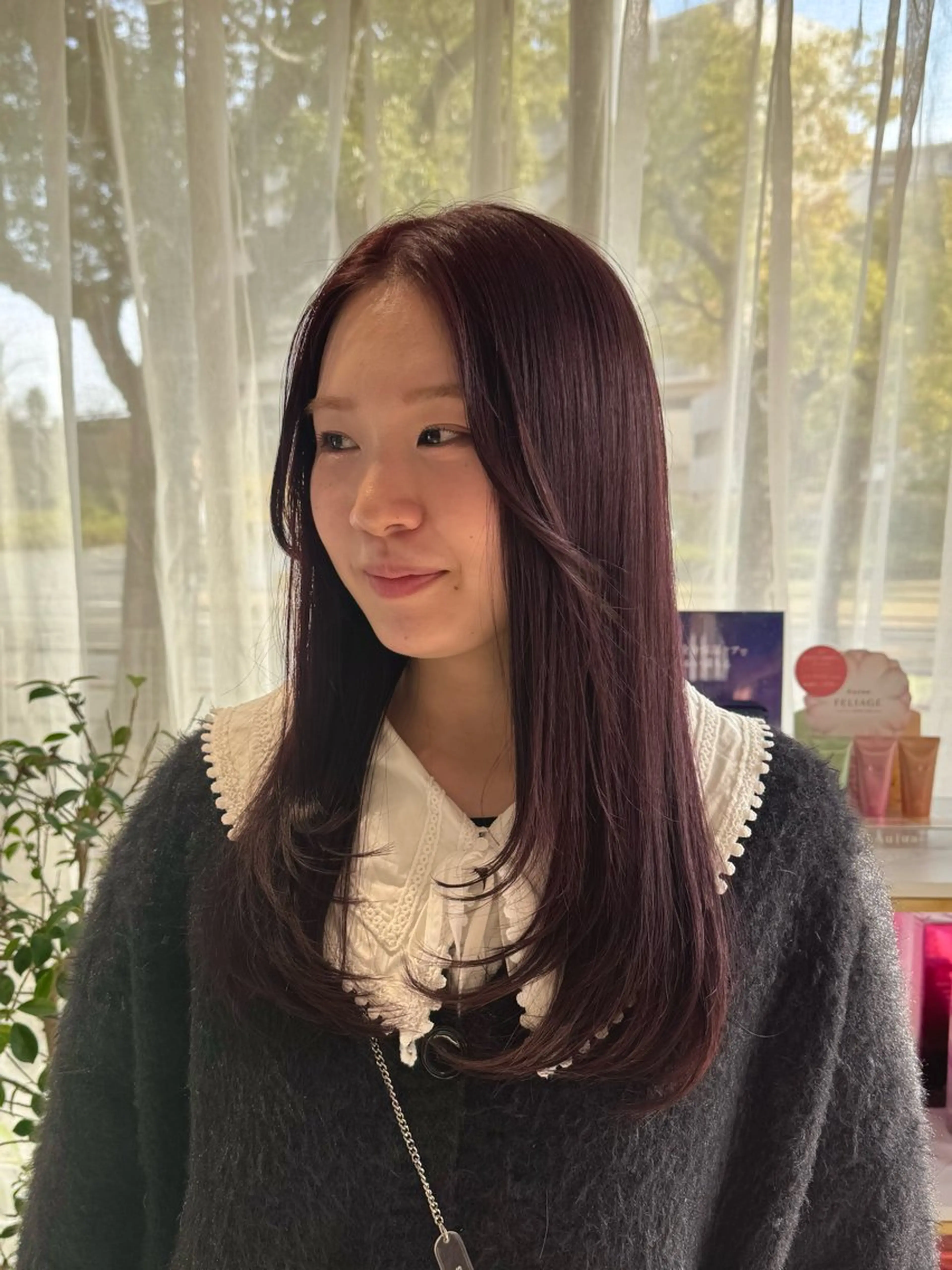 ロング カラー カット ヘアカラー cipre 唯舞のヘアスタイル