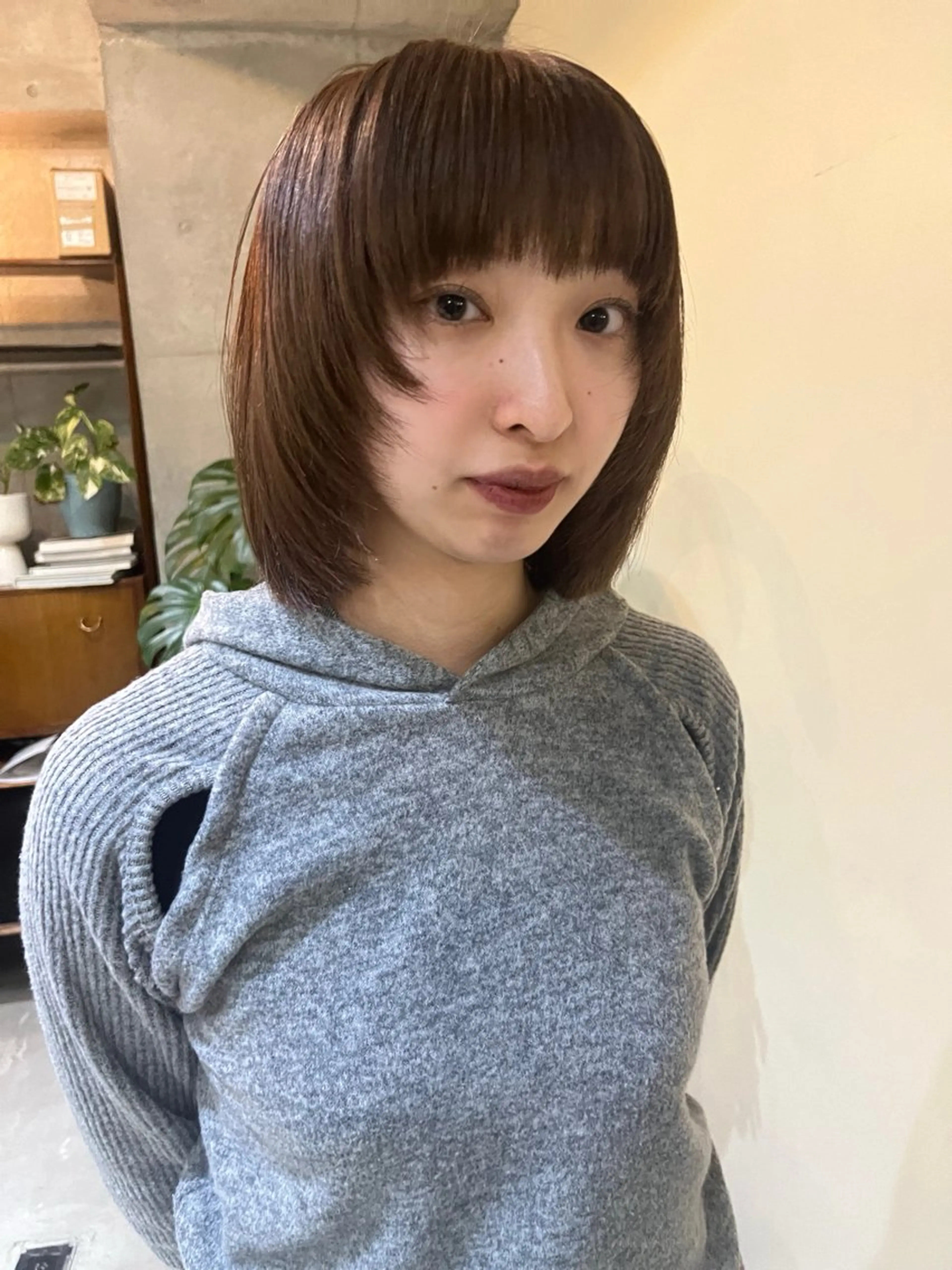 ショート ショートレイヤー 顔まわりレイヤー レイヤーカット ショートヘア レイヤーカット\ウル フ　chinatsuのヘアスタイル